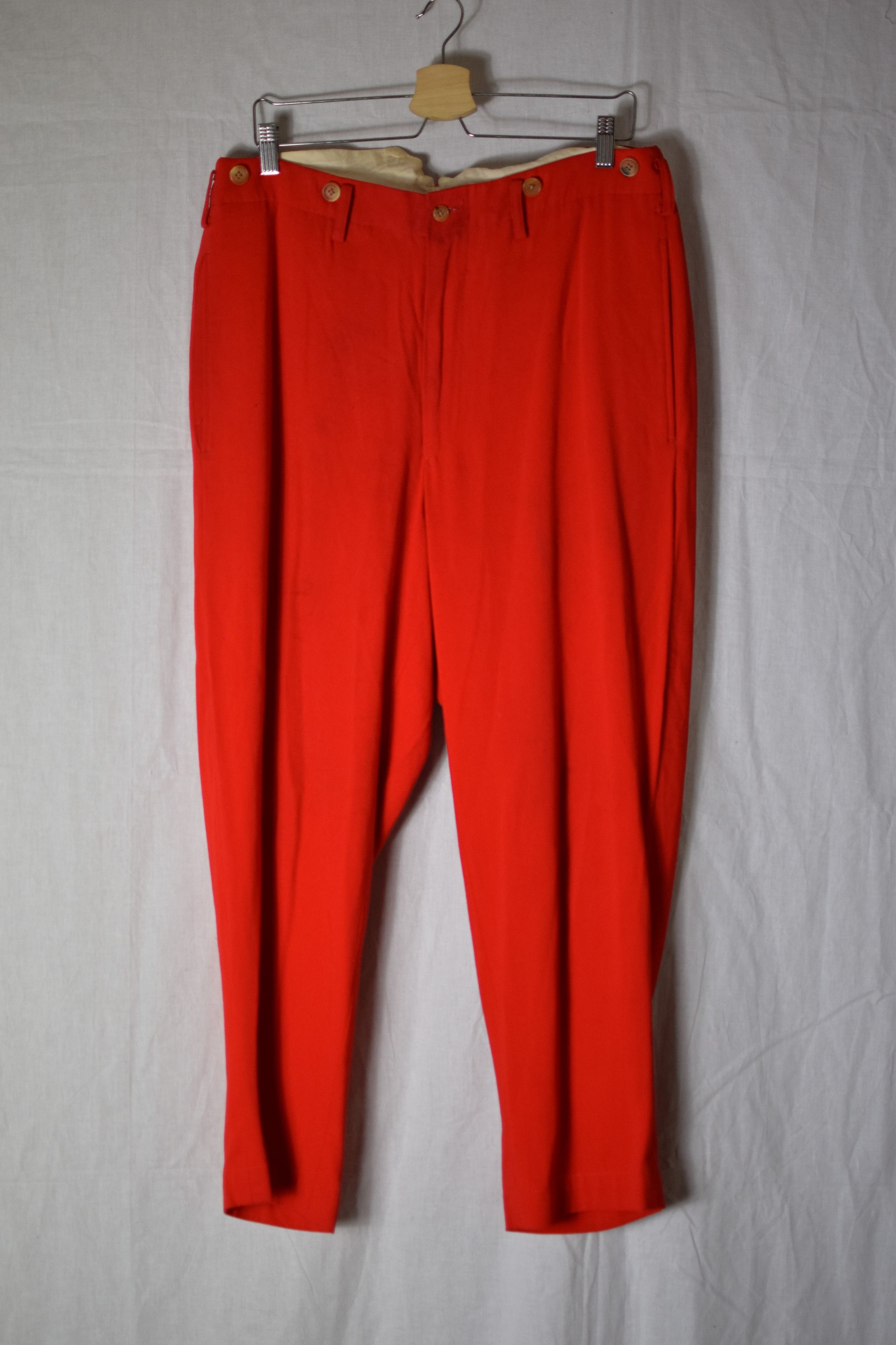 Yohji Yamamoto YYPH Archive 80's Red Pants Size US 32 / EU 48 - 2 Thumbnail