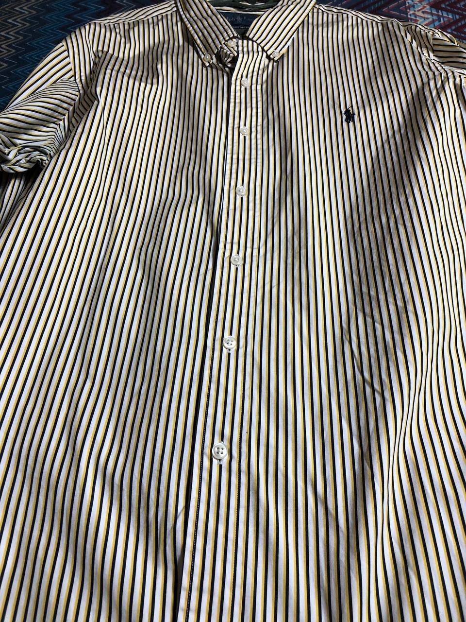 Ralph Lauren Vintage Y2K Ralph Lauren shirt striped custom fit streetwear Size US XXL / EU 58 / 5 - 10 Thumbnail