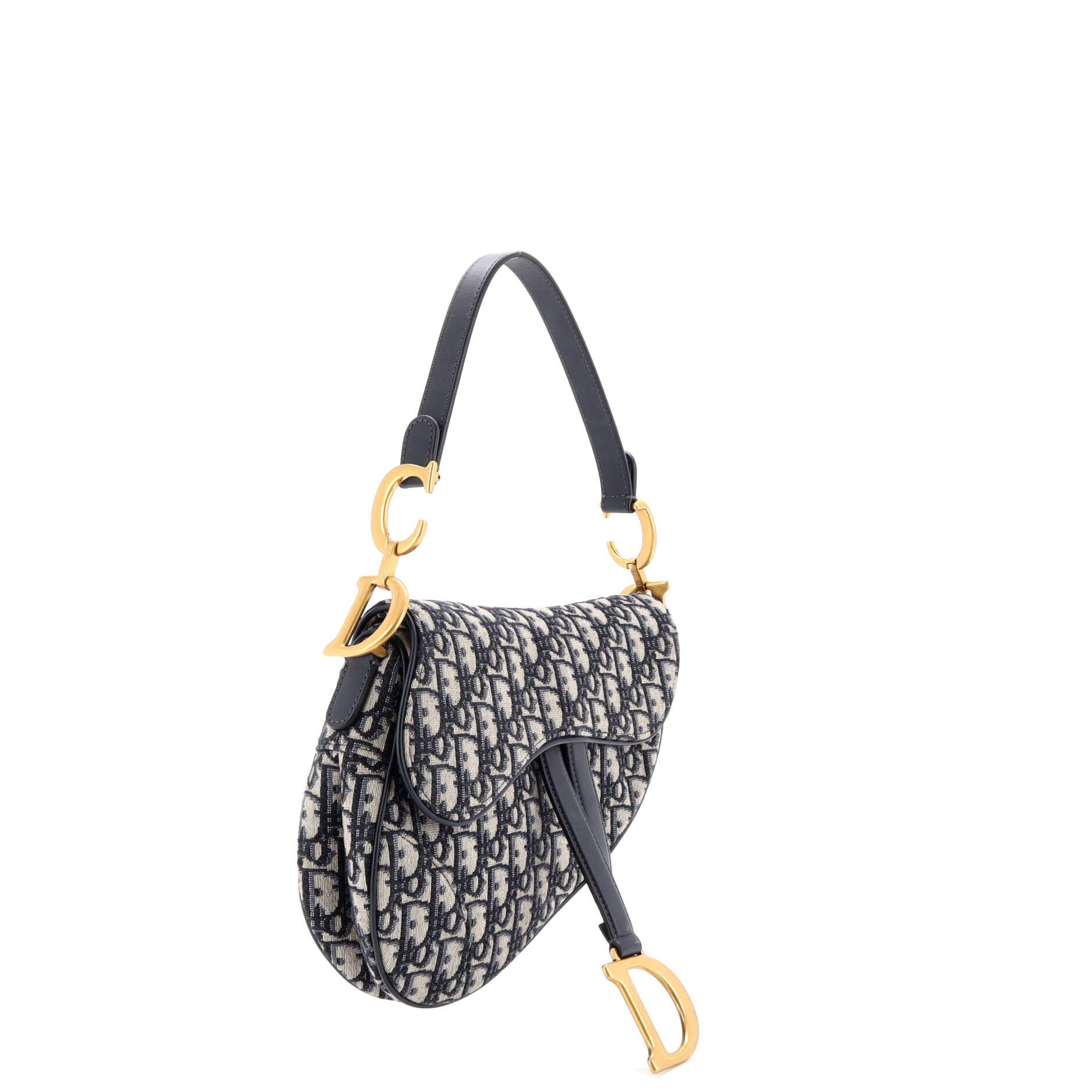 Dior Saddle Handbag Oblique Canvas Medium Size ONE SIZE - 1 Thumbnail