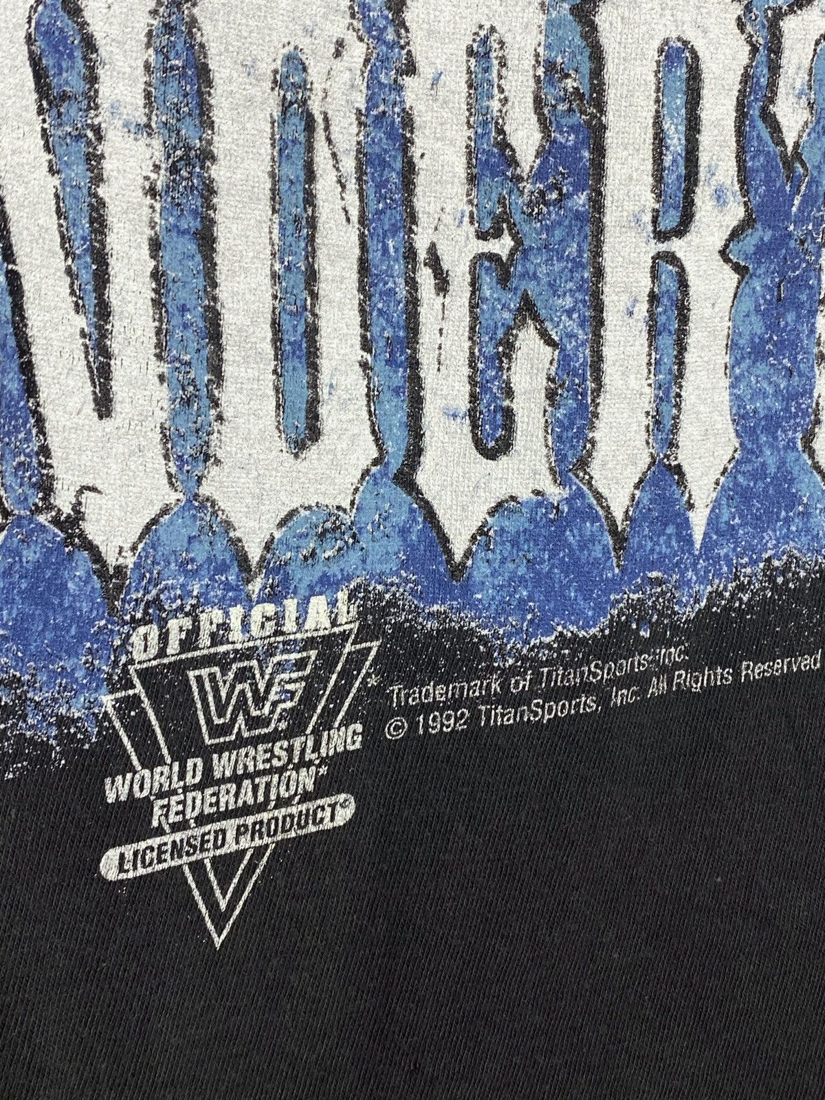 WWE Vintage WWF Undertaker 1992 Titan Sport Single Stitch Shirt Size US M / EU 48-50 / 2 - 6 Thumbnail