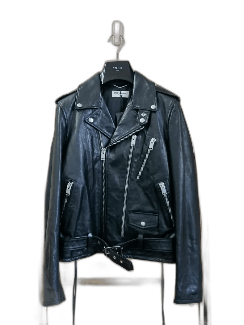 Hedi Slimane Saint Laurent 2017SS L17 Leather Jacket Size US M / EU 48-50 / 2 - 1 Thumbnail