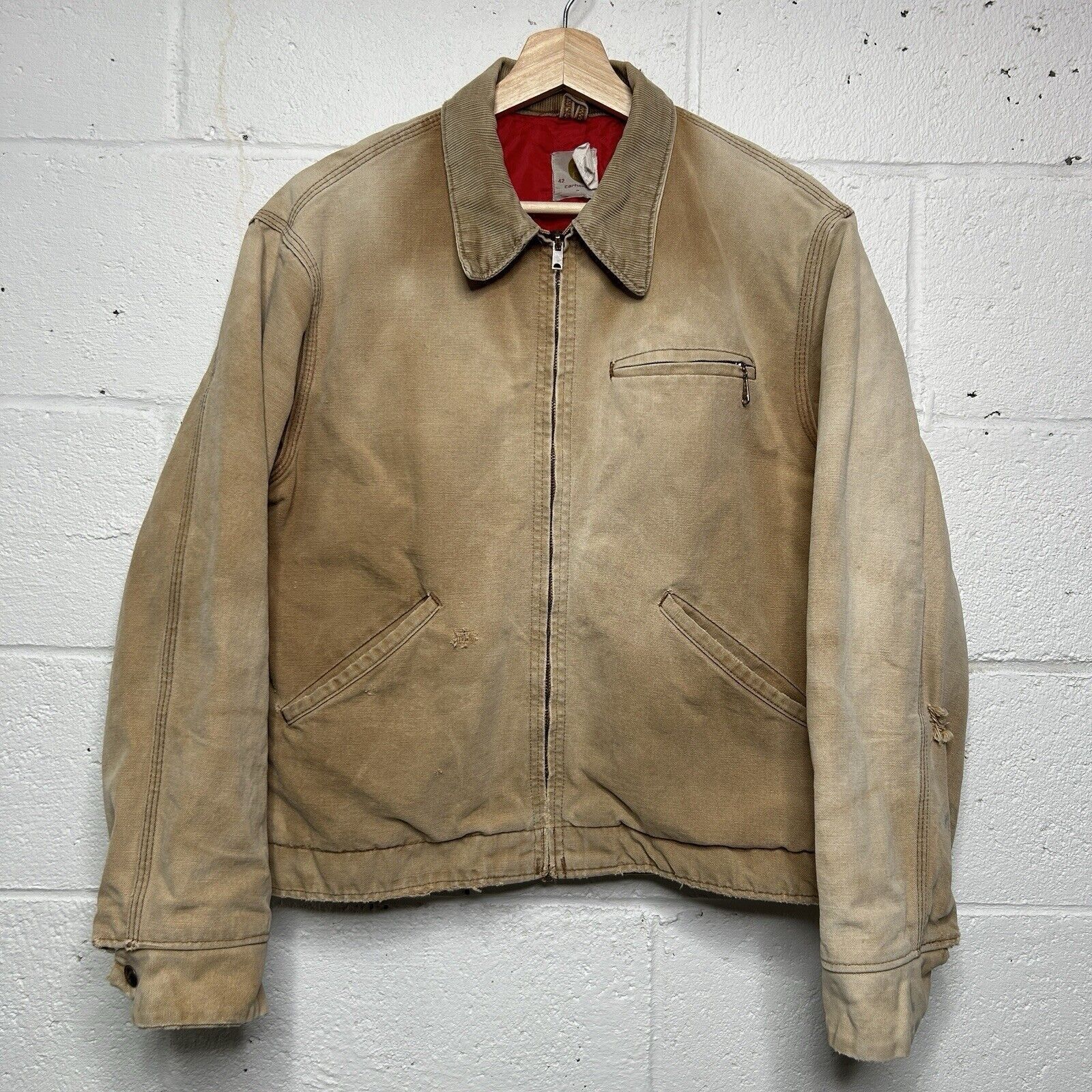 Vintage Carhartt Detroit Work Quilted Heavy popular Jacket