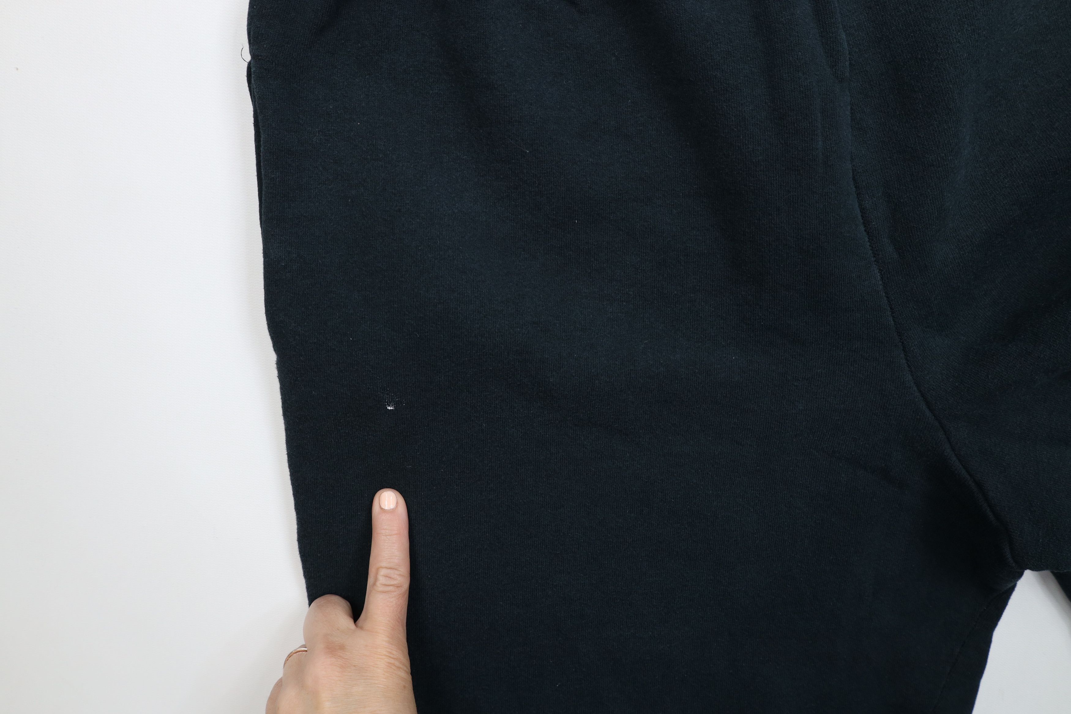 Vintage Vintage 90s Streetwear Heavy Sweatpants Joggers Black USA Size US 42 / EU 58 - 13 Thumbnail