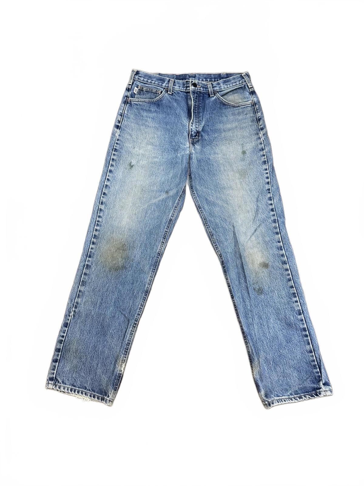 Carhartt Carhartt Men's Blue Denim Jeans 35X34 Size US 35 - 3 Thumbnail
