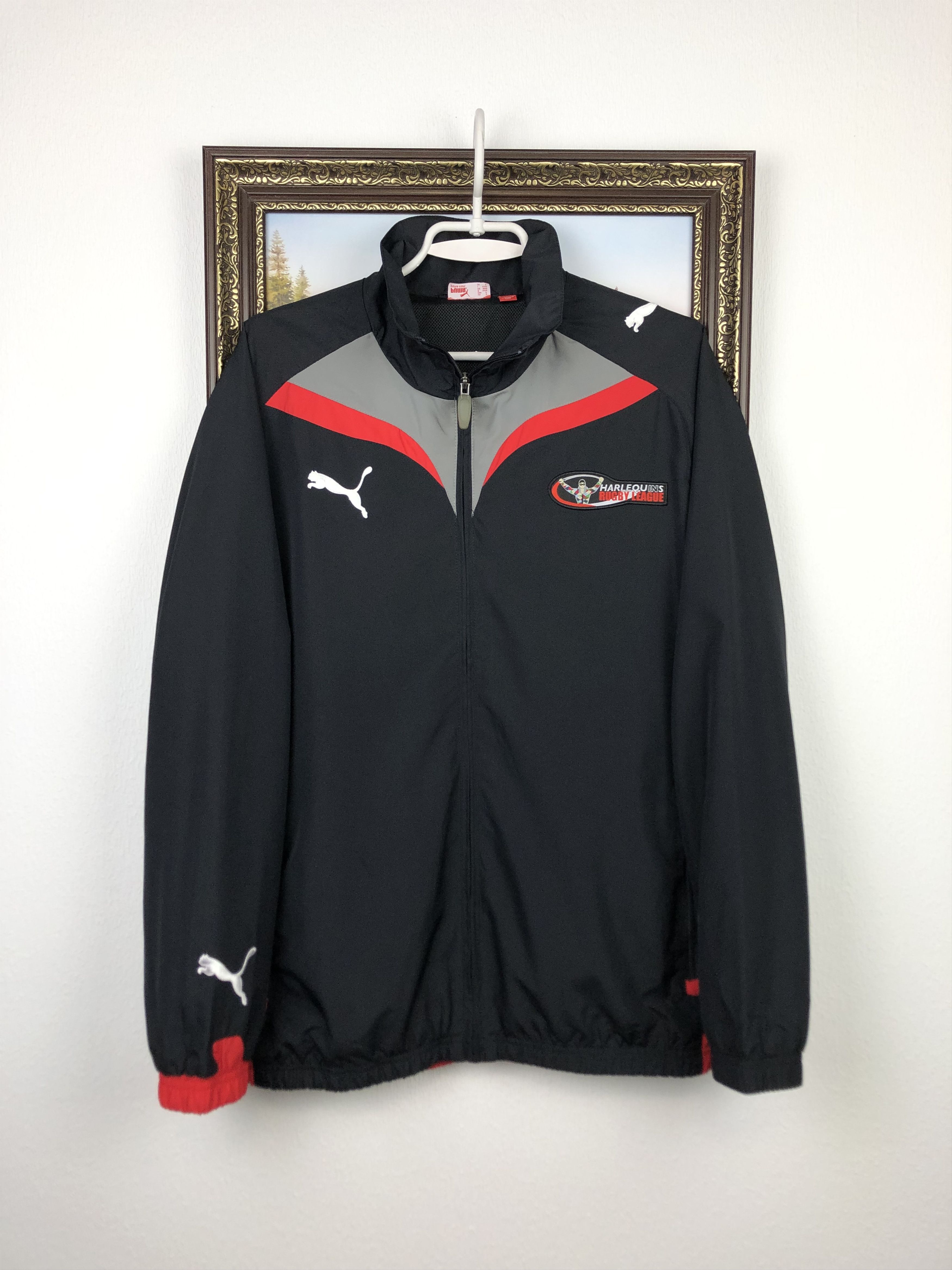 Other Harlequins Rugby Union Jacket Puma Mens Track Top Black Size US S / EU 44-46 / 1 - 1 Thumbnail