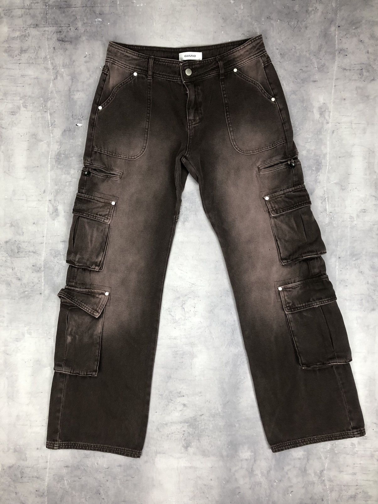 Guizio Danielle Guizio Women's Hayes Cargo Pants Size 27" / US 4 / IT 40 - 1 Thumbnail