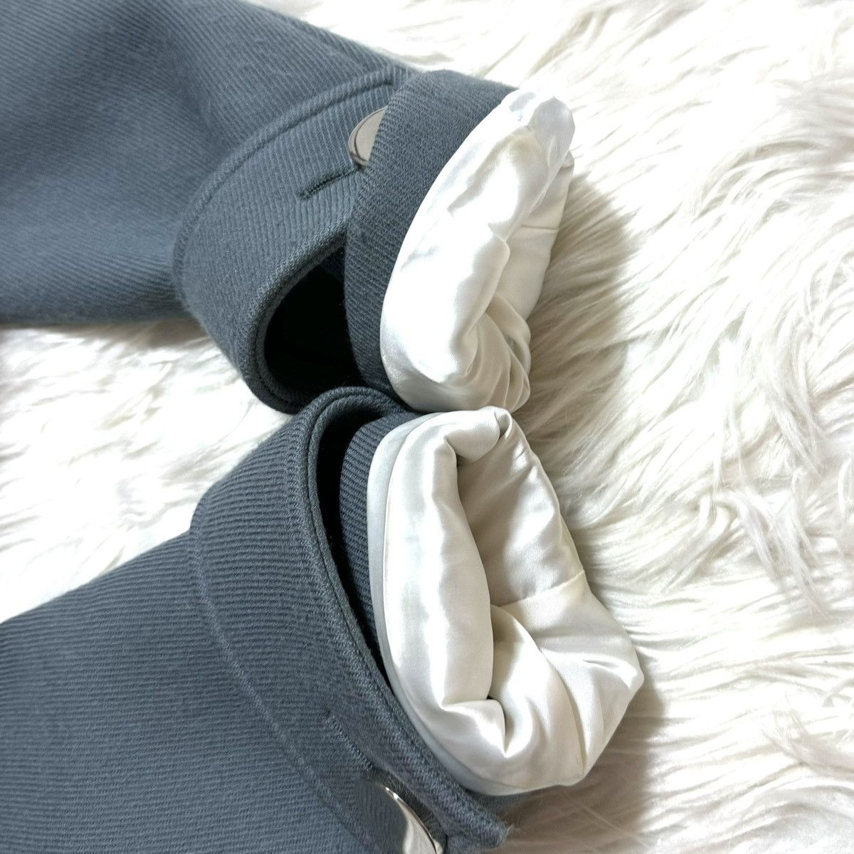 Gucci Gucci silver button double jacket peacoat size 36 pale Size XS / US 0-2 / IT 36-38 - 17 Thumbnail