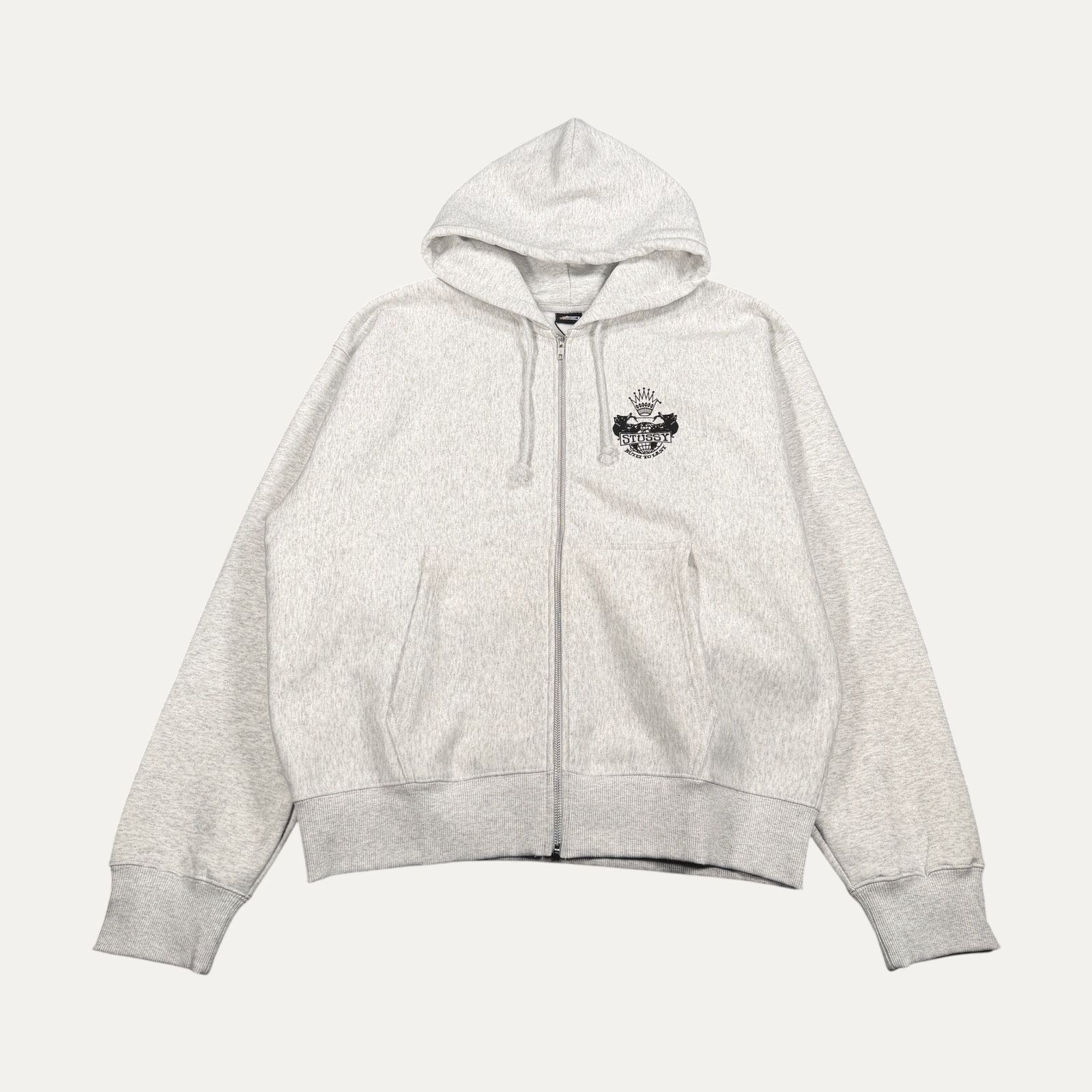 トップス STUSSY pullover hoodie gray XL Basic Stüssy Hoodie – Ash Heather | Sweats | Stüssy Canada