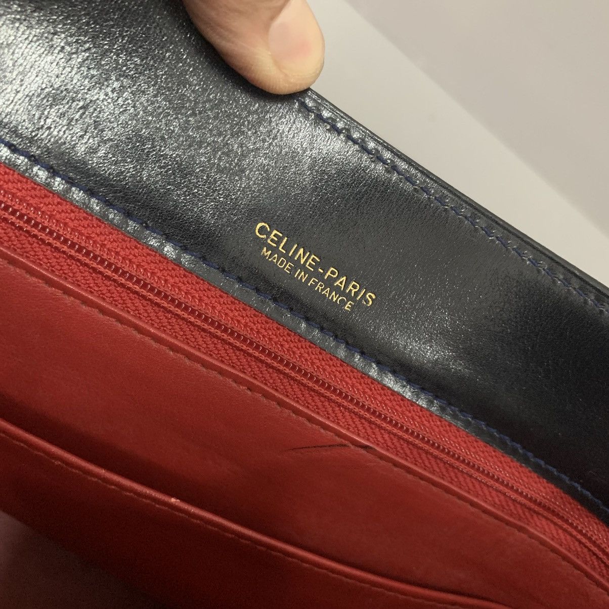 Celine Celine Box Leather Shoulder Bag Size ONE SIZE - 14 Thumbnail