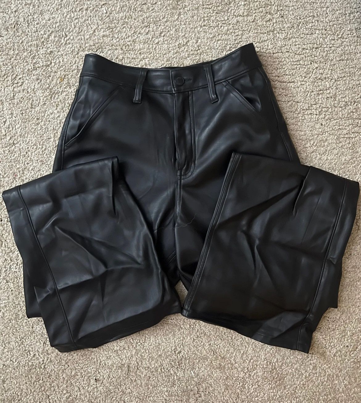 Hollister Social Tourist Leather Pants Size 26" / US 2 / IT 38 - 1 Thumbnail