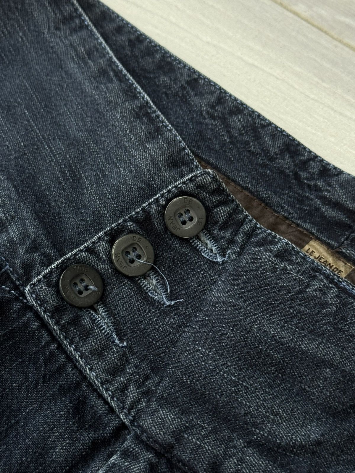 Marithe + Francois Girbaud Marithe Francois Girbaud Avant Garde Flared Denim Jeans Size 30" / US 8 / IT 44 - 8 Thumbnail