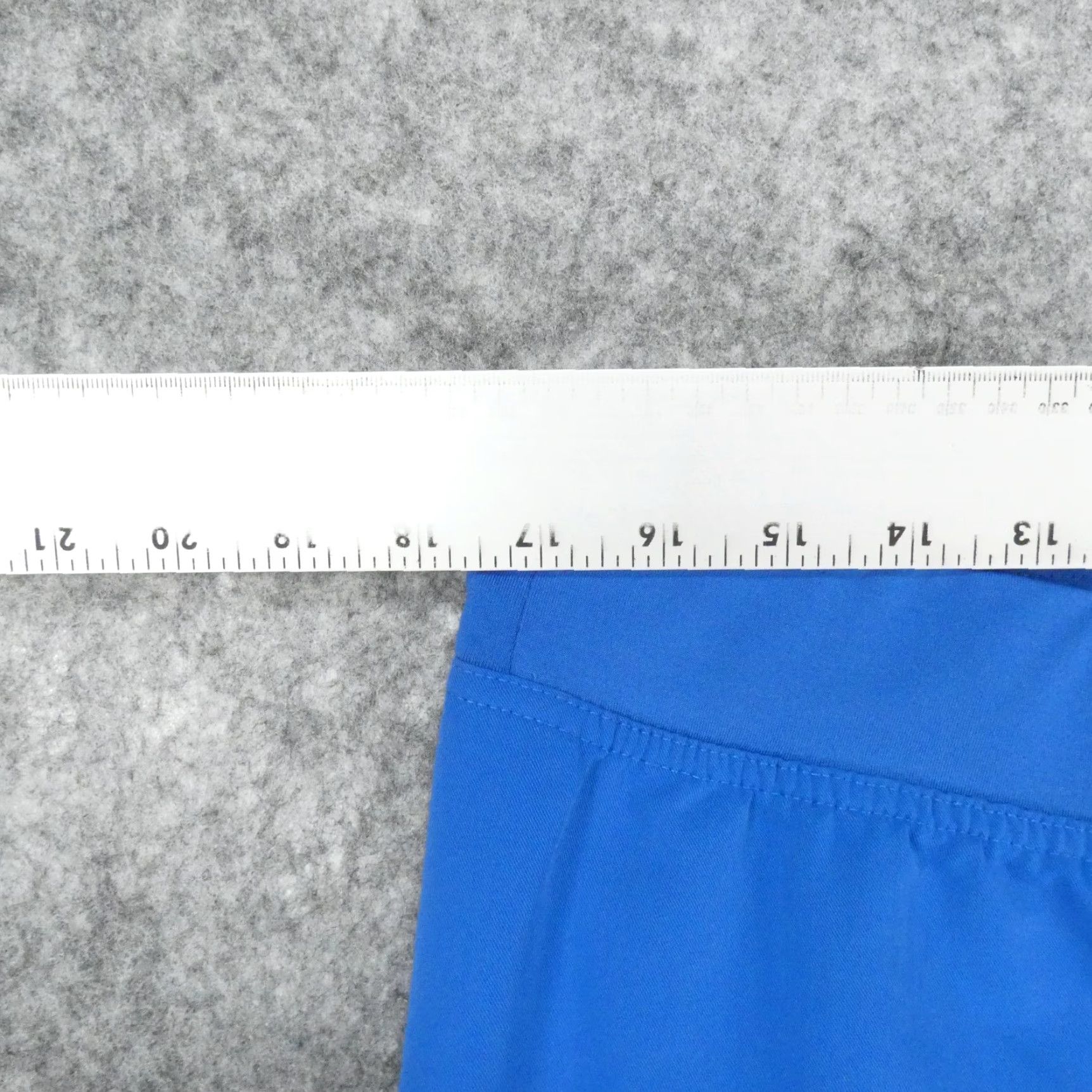 Vintage Figs Technical Collection Scrub Pants Adult Large Blue w Drawstring Size US 33 - 7 Thumbnail