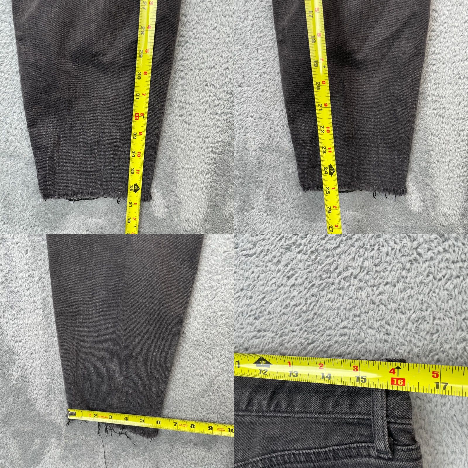 Gap Gap Jeans Womens 27 Gray Best Boyfriend Skinny Leg Denim Cotton Stretch Mid Rise Jeans Size 24" / US 00 / IT 34 - 8 Thumbnail