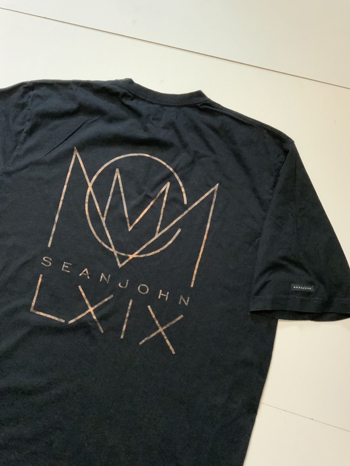 Sean John Sean John The Chosen One LXIX Roman Numeral Gold S/S T-Shirt Size US XXL / EU 58 / 5 - 6 Thumbnail