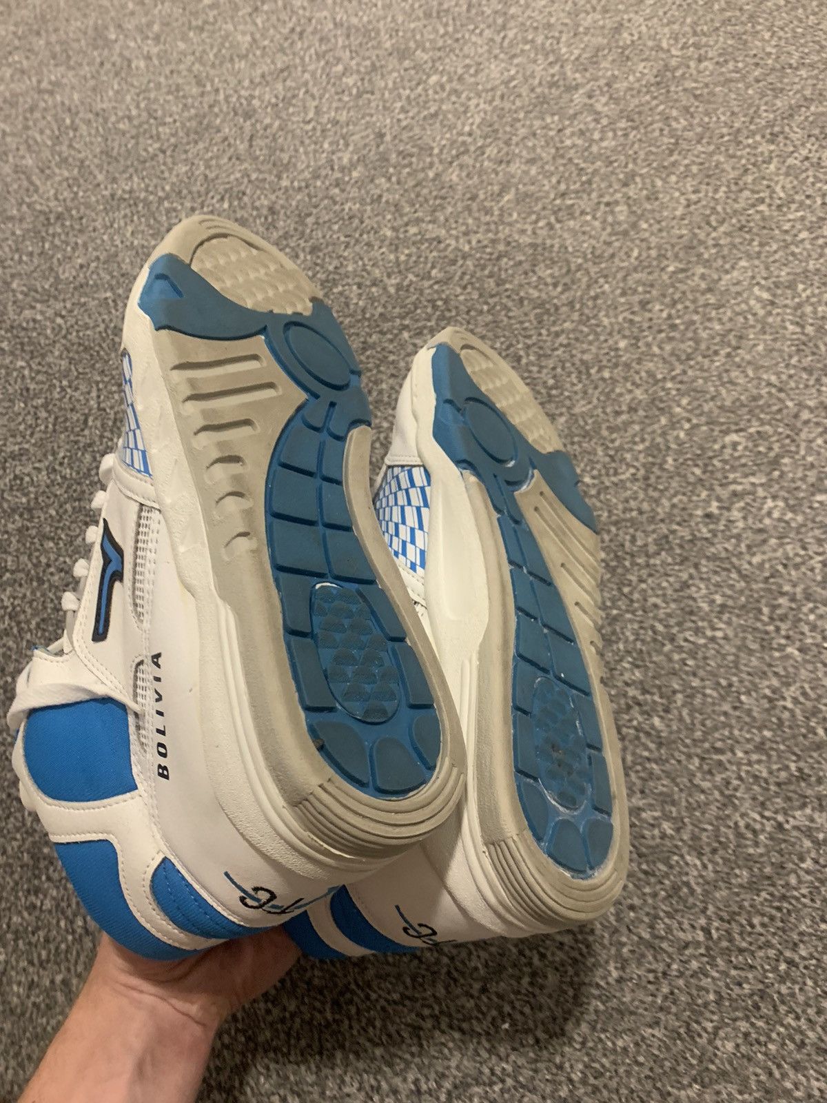 Vintage Vintage UNC Baby Blue High Top Teamcity Sneakers Size US 10.5 / EU 43-44 - 9 Thumbnail