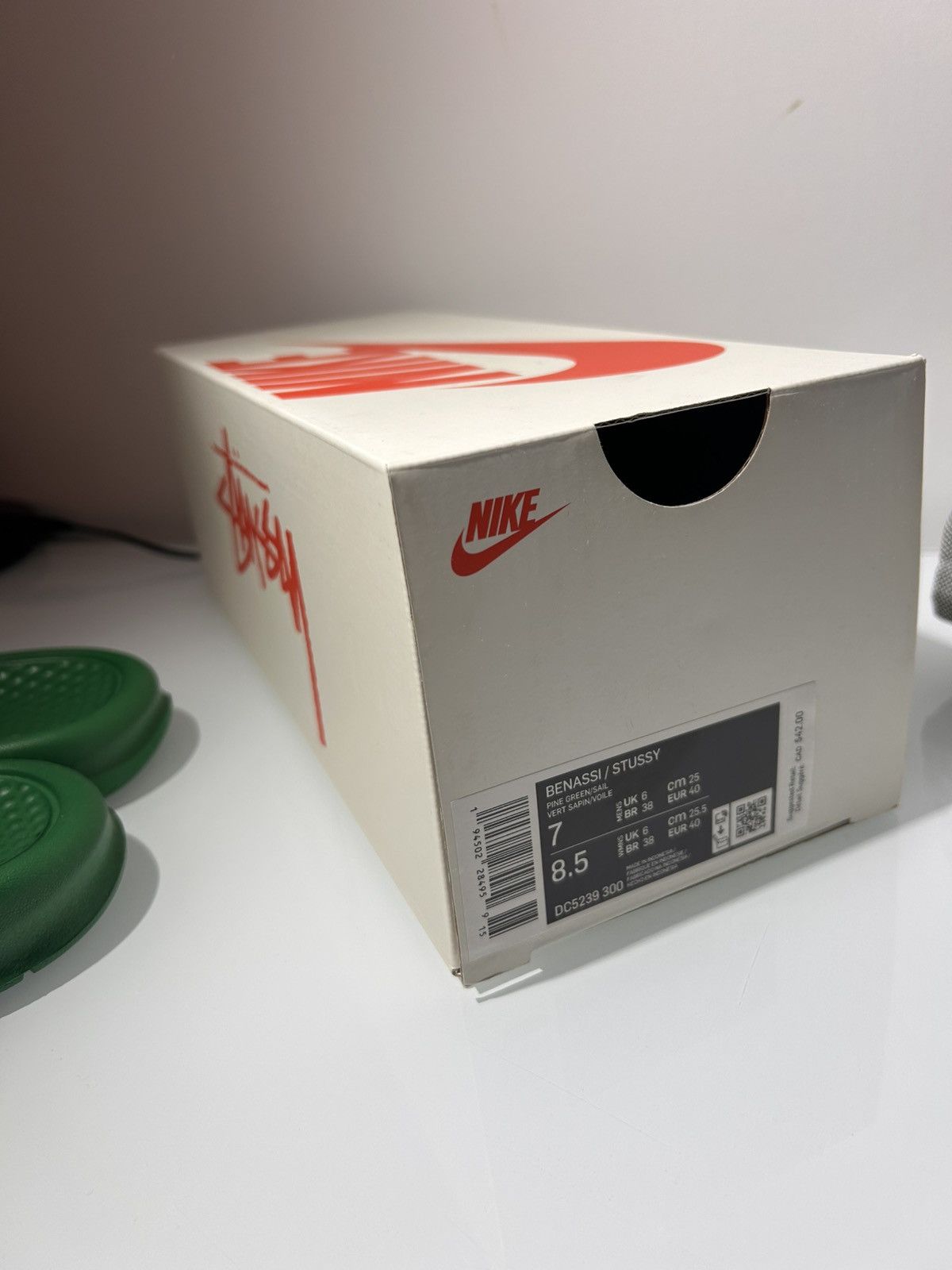 Nike × Stussy Stussy Benassi Slides Size US 7 / EU 40 - 3 Thumbnail