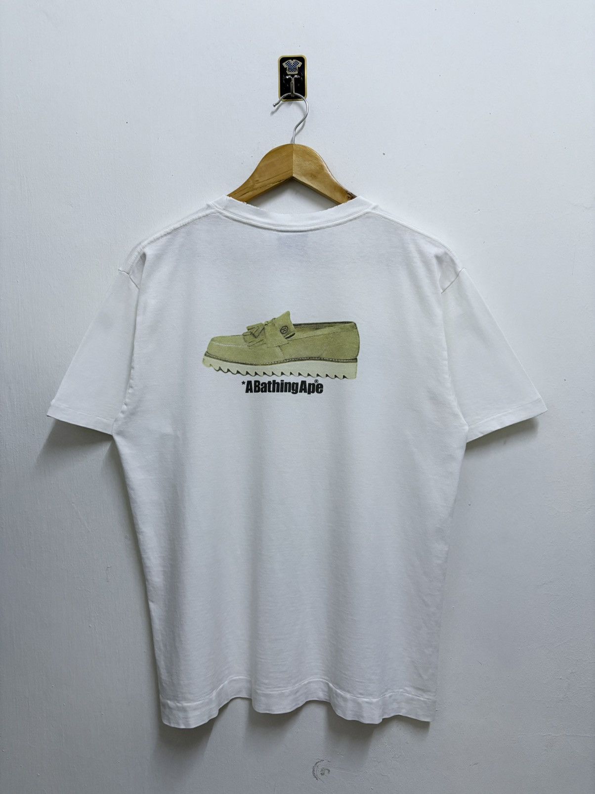 Vintage 90's Bape ( Nigo ) - Manhunt Chukka Boot T-Shirt