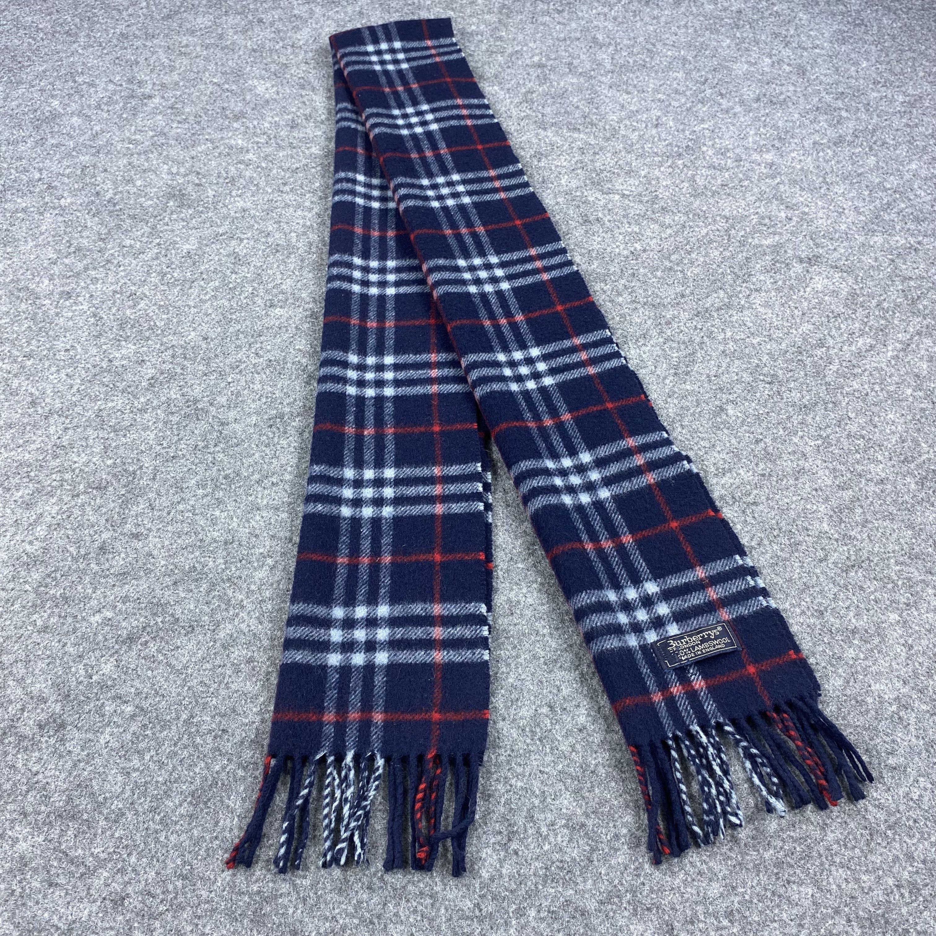 Burberry × Vintage GF10300 Burberry Scarf Neck Wear Muffler Nova Check Size ONE SIZE - 1 Thumbnail