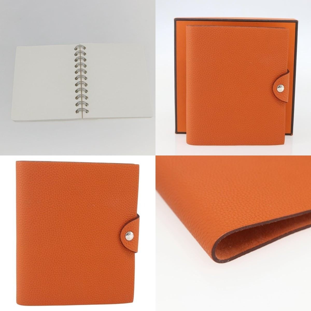 Hermes Hermes Note Planner Leather Orange Size ONE SIZE - 5 Thumbnail