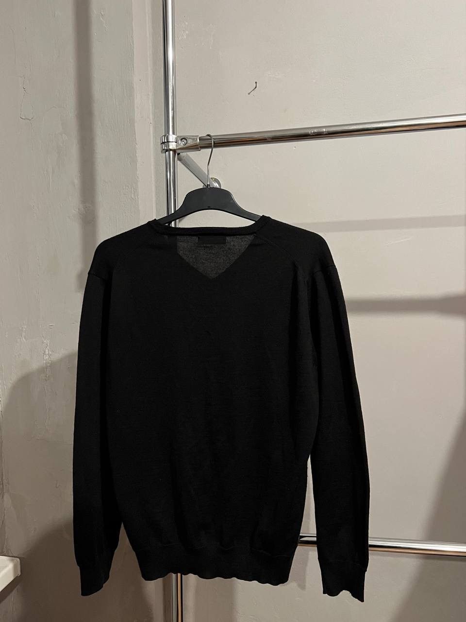 Katharine Hamnett London KATHARINE HAMNETT WOOL V-NECK CLASSIC MENS JUMPER SWEATER XL Size US XL / EU 56 / 4 - 9 Thumbnail