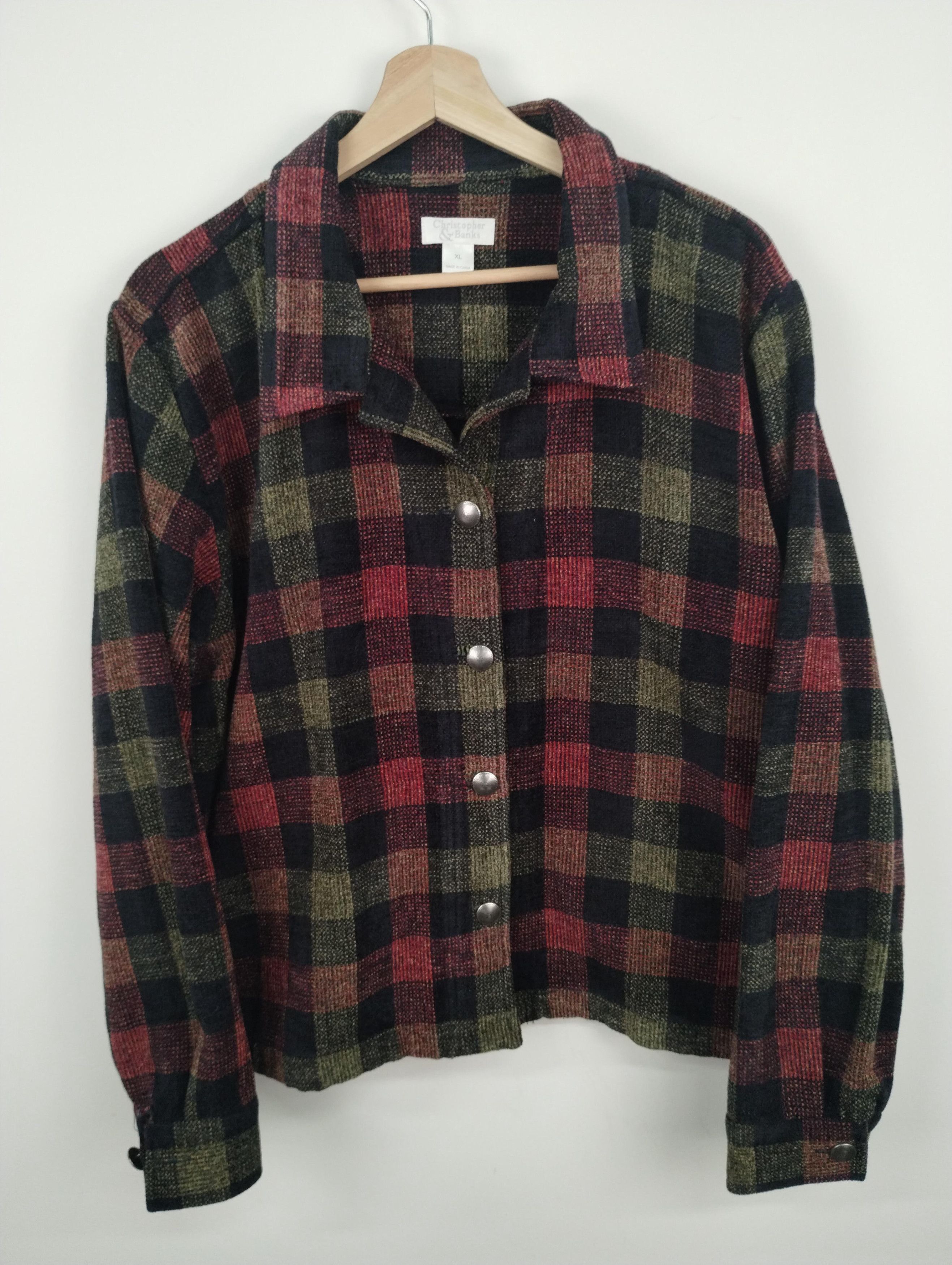 Vintage Vintage Christopher&Banks Checkered Cardigan | Grailed