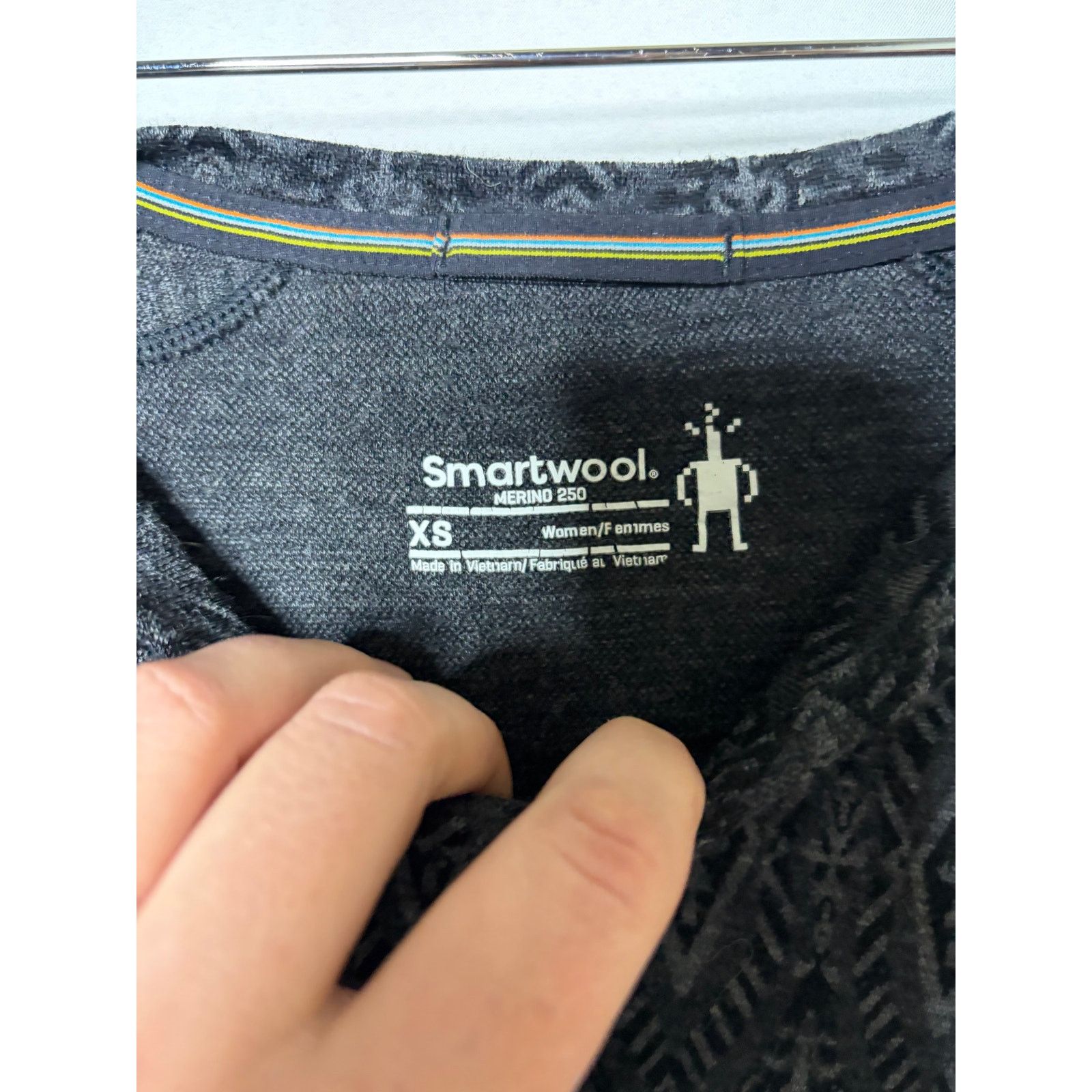 Smartwool Smartwool Merino 250 base layer long sleeve top grey XS Size XS / US 0-2 / IT 36-38 - 2 Thumbnail