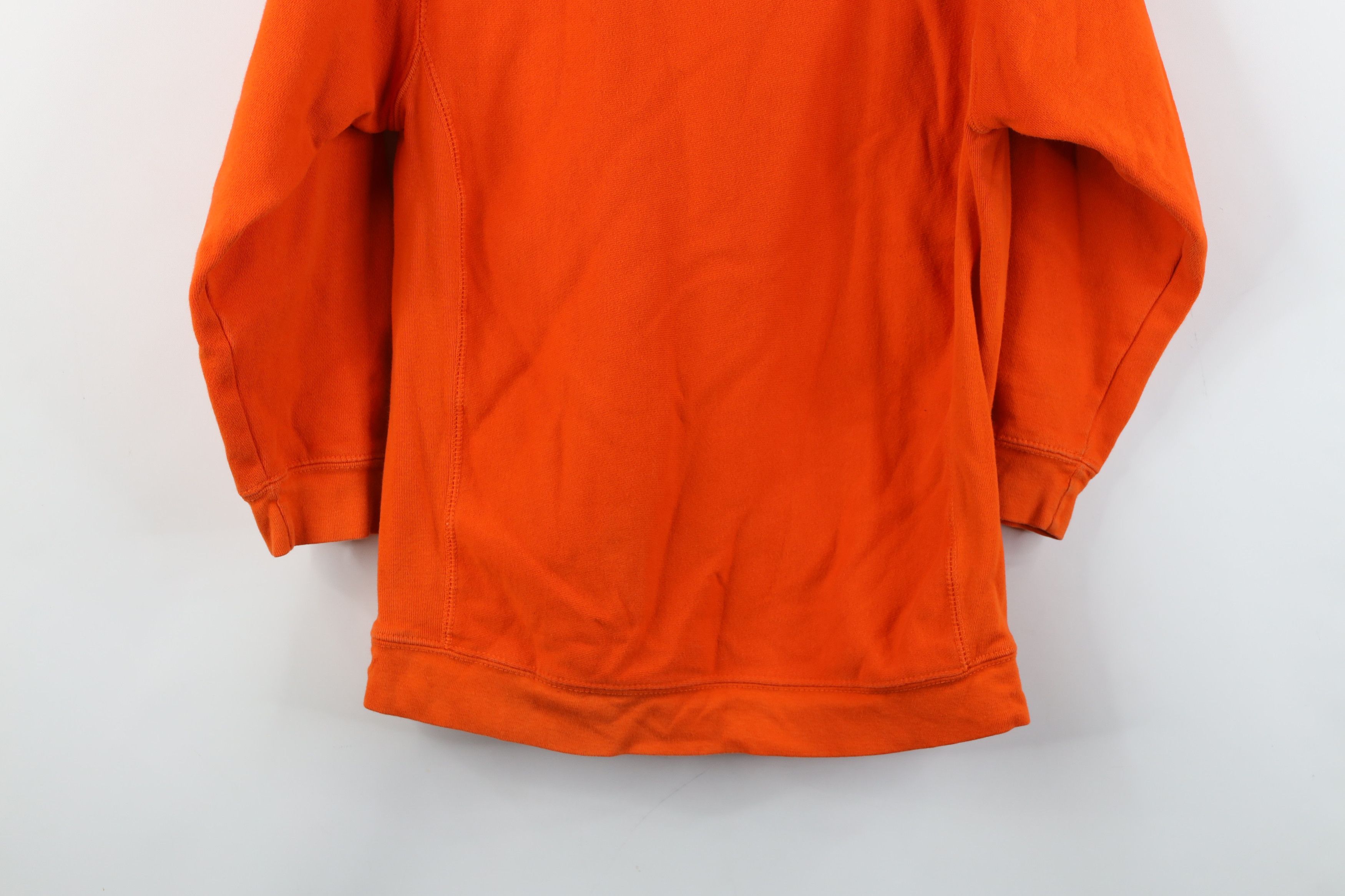 Vintage Vintage 90s Green State University Heavyweight Hoodie Orange Size XS / US 0-2 / IT 36-38 - 14 Thumbnail