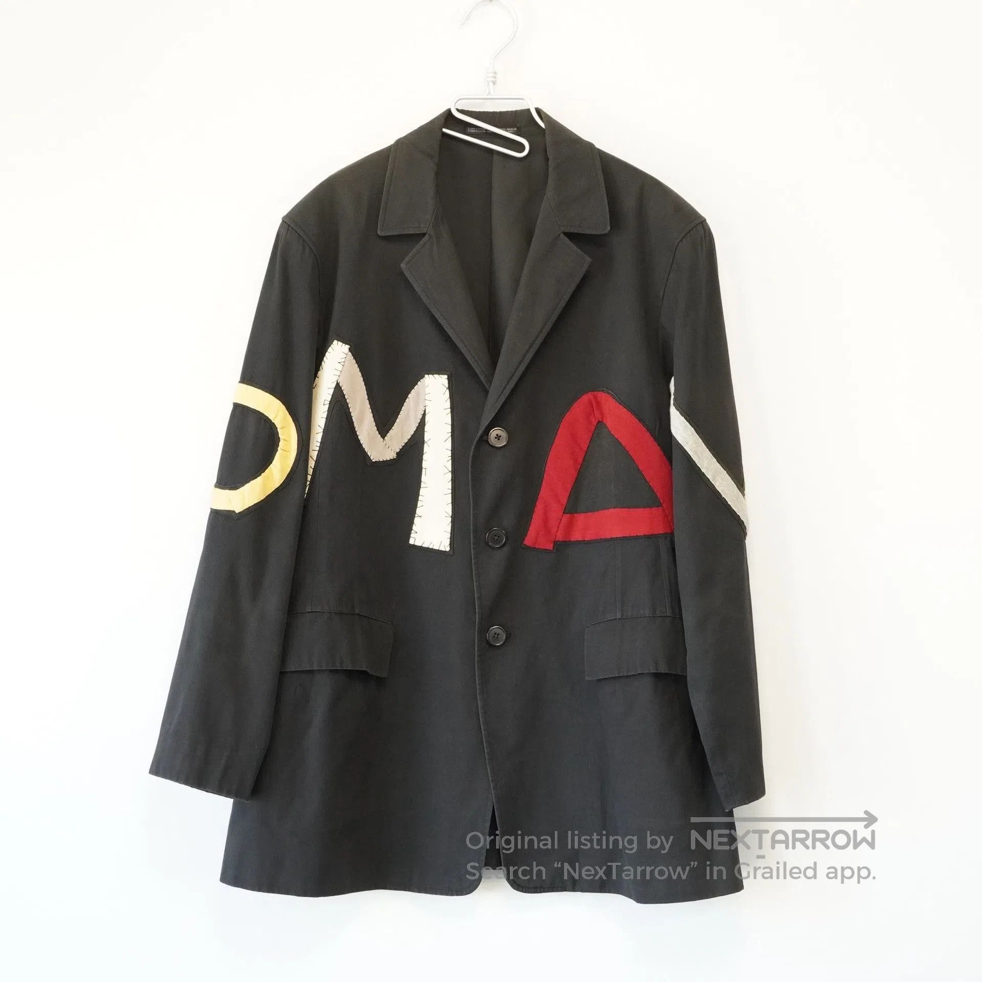 Yohji Yamamoto Yohji Yamamoto Letter Patch Jacket. Size US M / EU 48-50 / 2 - 1 Thumbnail