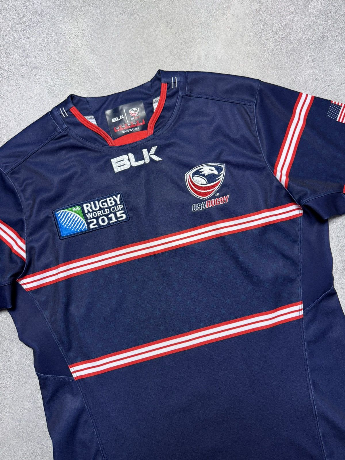Other USA United States 2015 World Cup Rugby Shirt Jersey BLK Size US M / EU 48-50 / 2 - 3 Thumbnail