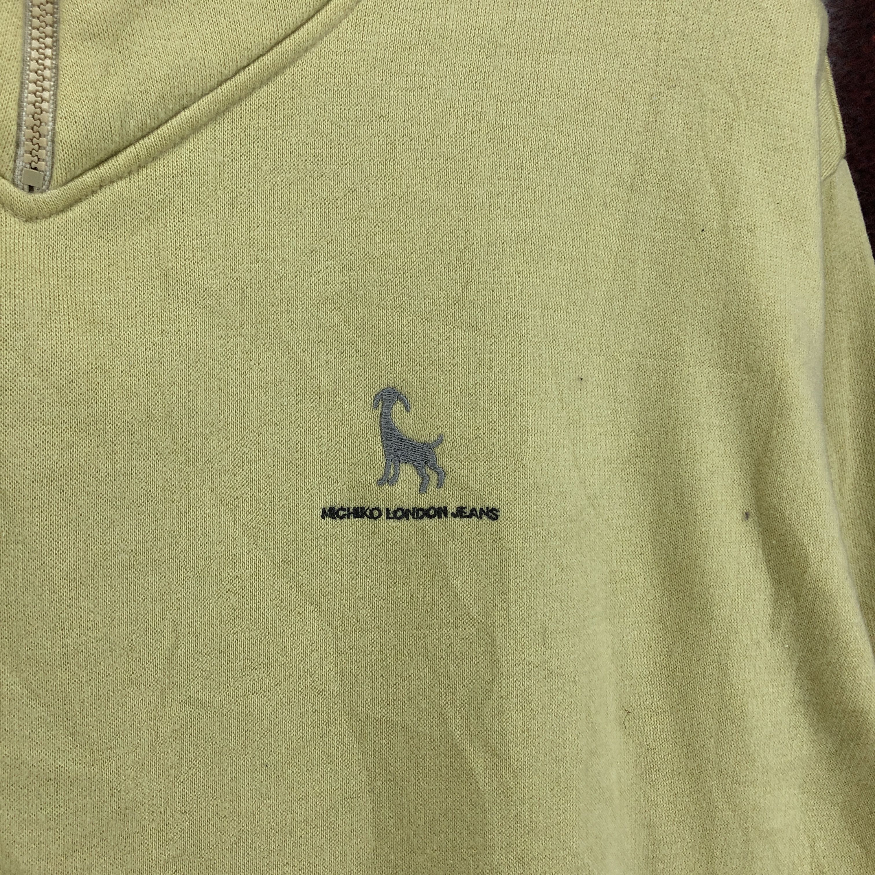 Japanese Brand MICHIKO LONDON JEANS Turtle Neck Sweatshirt #0631/AA Size US L / EU 52-54 / 3 - 3 Thumbnail