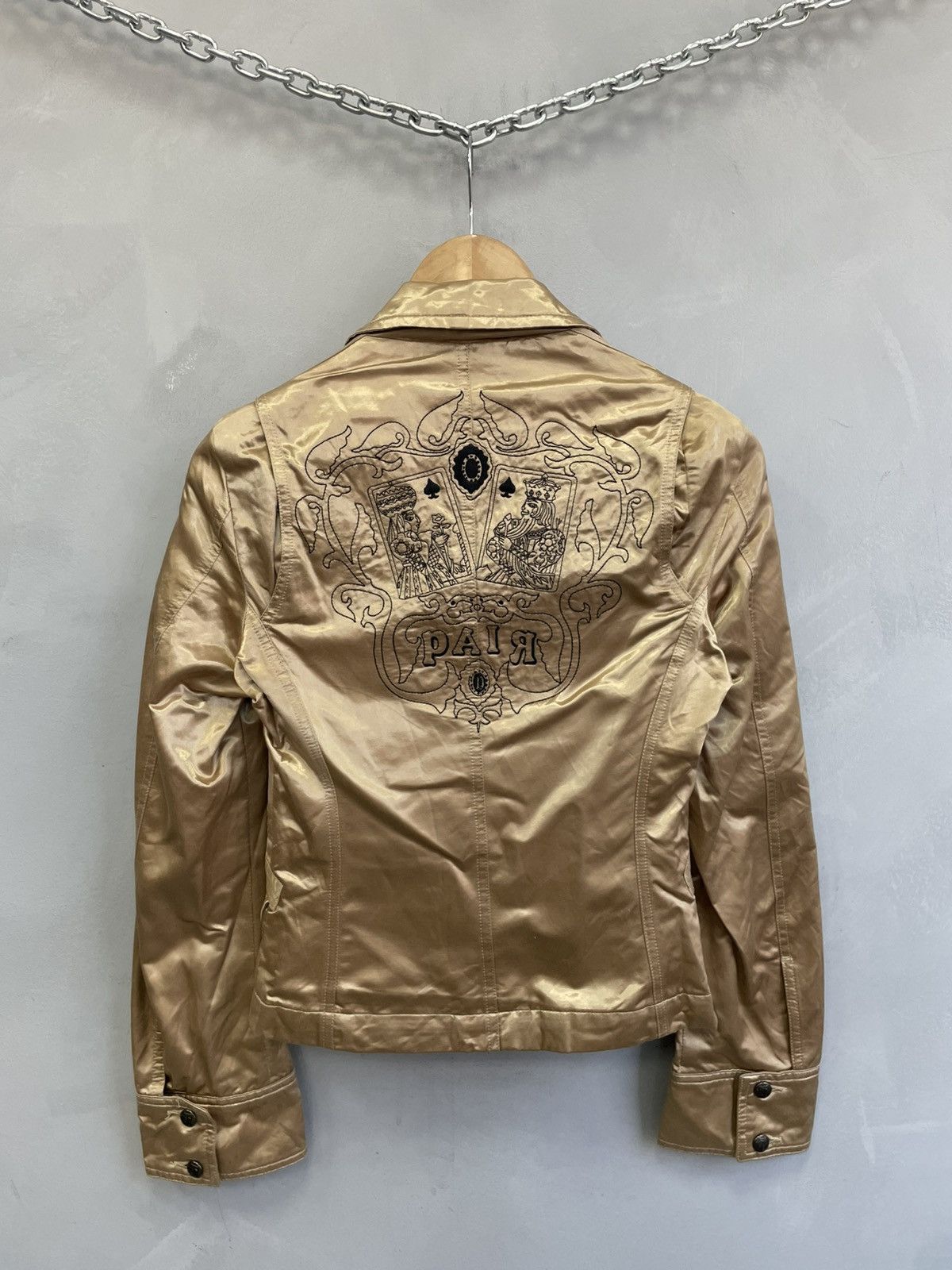 Diesel Diesel gold slim fit jacket blazer avant garde 2000s style Size M / US 6-8 / IT 42-44 - 9 Thumbnail