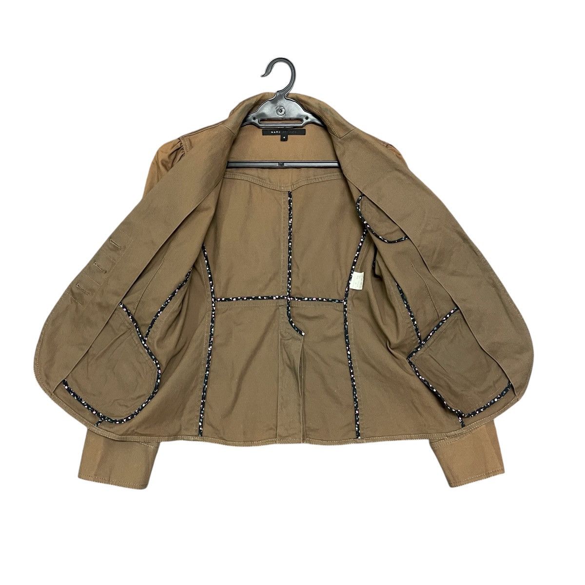 Marc Jacobs Marc Jacobs Y2k Khaki Utility Military Style Blazer Jacket Size XS / US 0-2 / IT 36-38 - 18 Thumbnail