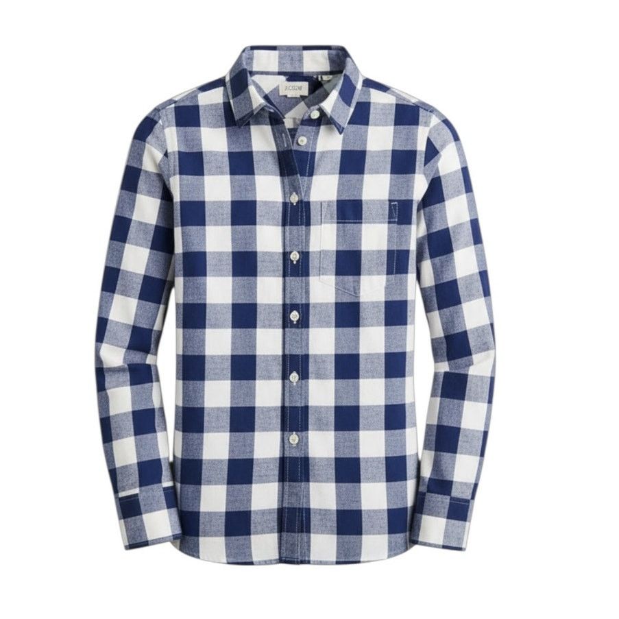 J.Crew J. Crew flannel button down plaid shirt Size L / US 10 / IT 46 - 2 Thumbnail