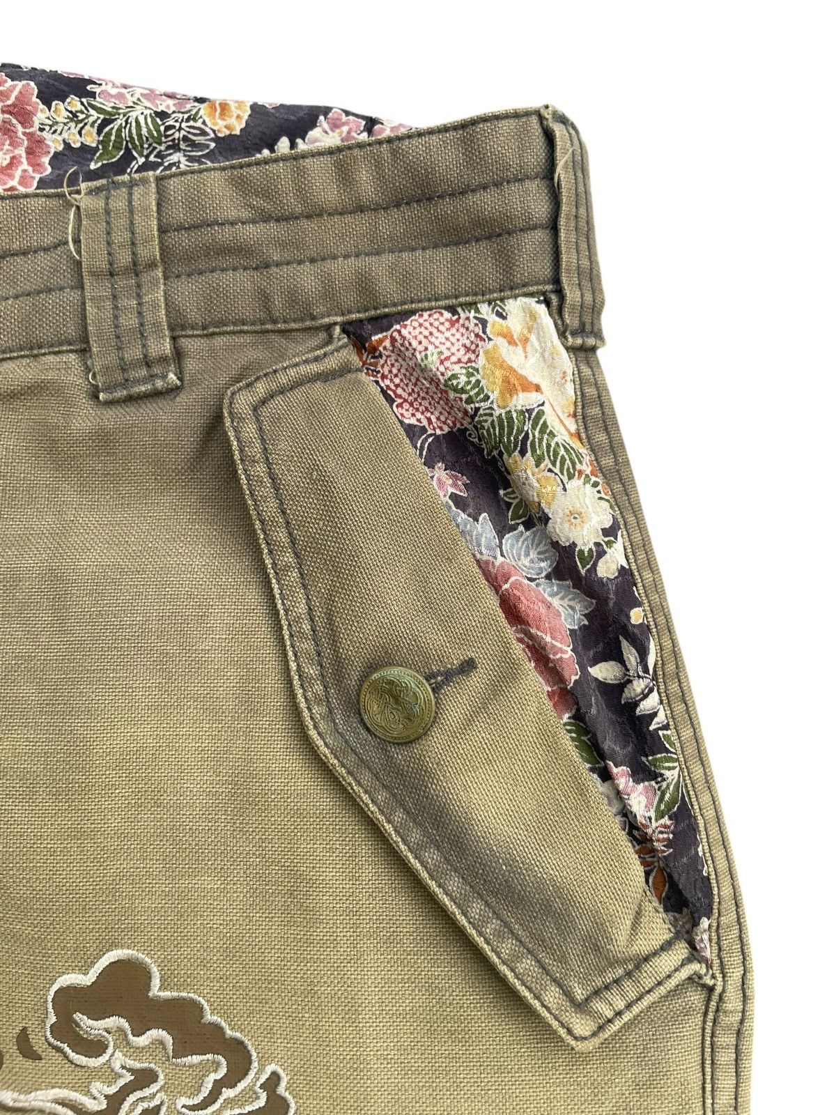 Japanese Brand Sukajan Cargo Short Size US 36 / EU 52 - 6 Thumbnail