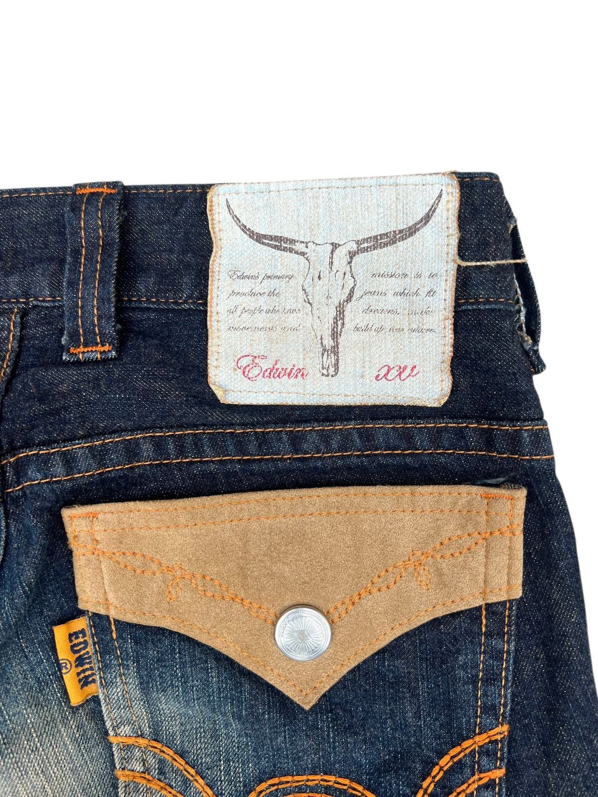 Edwin 2000s Edwin 421XVS Mud Wash Denim Bootcut Jeans Size US 29 - 18 Thumbnail