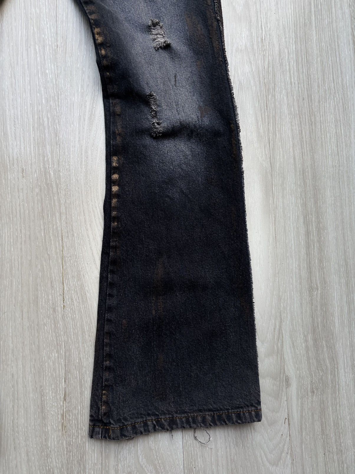 Obelisk BLACK BACCARA flare jeans Size US 29 - 3 Thumbnail