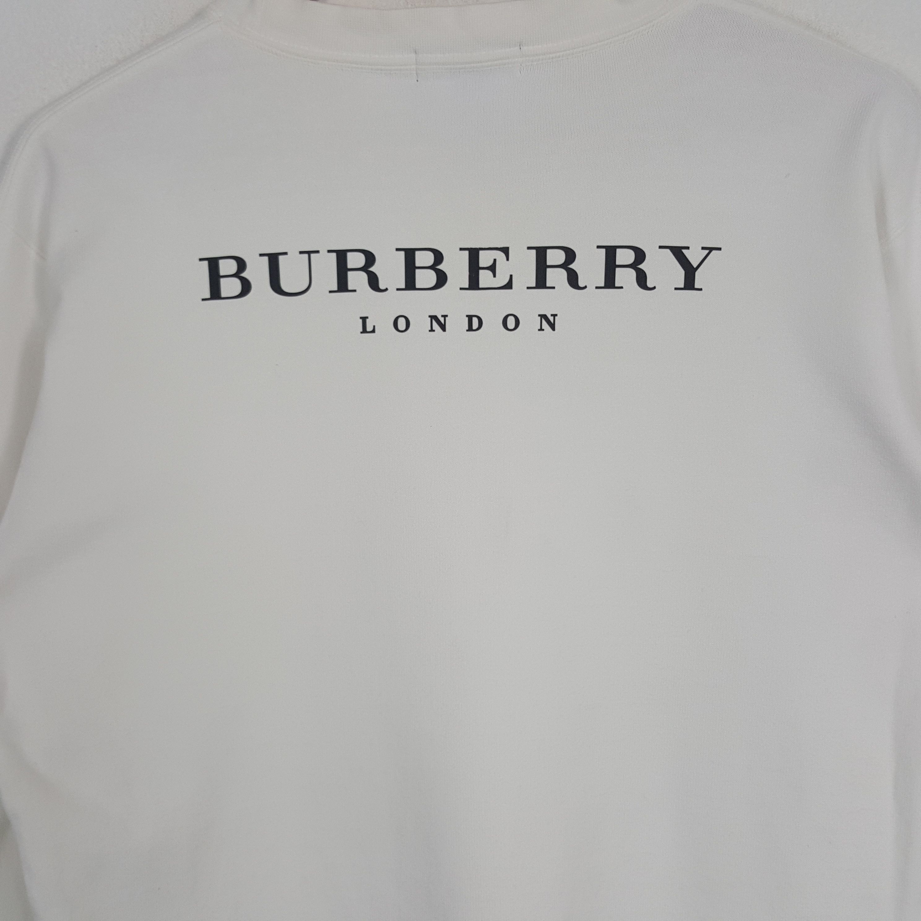 Burberry × Vintage Vintage Burberry London Blue Label Italian Brand Sweatshirt Size US L / EU 52-54 / 3 - 2 Thumbnail