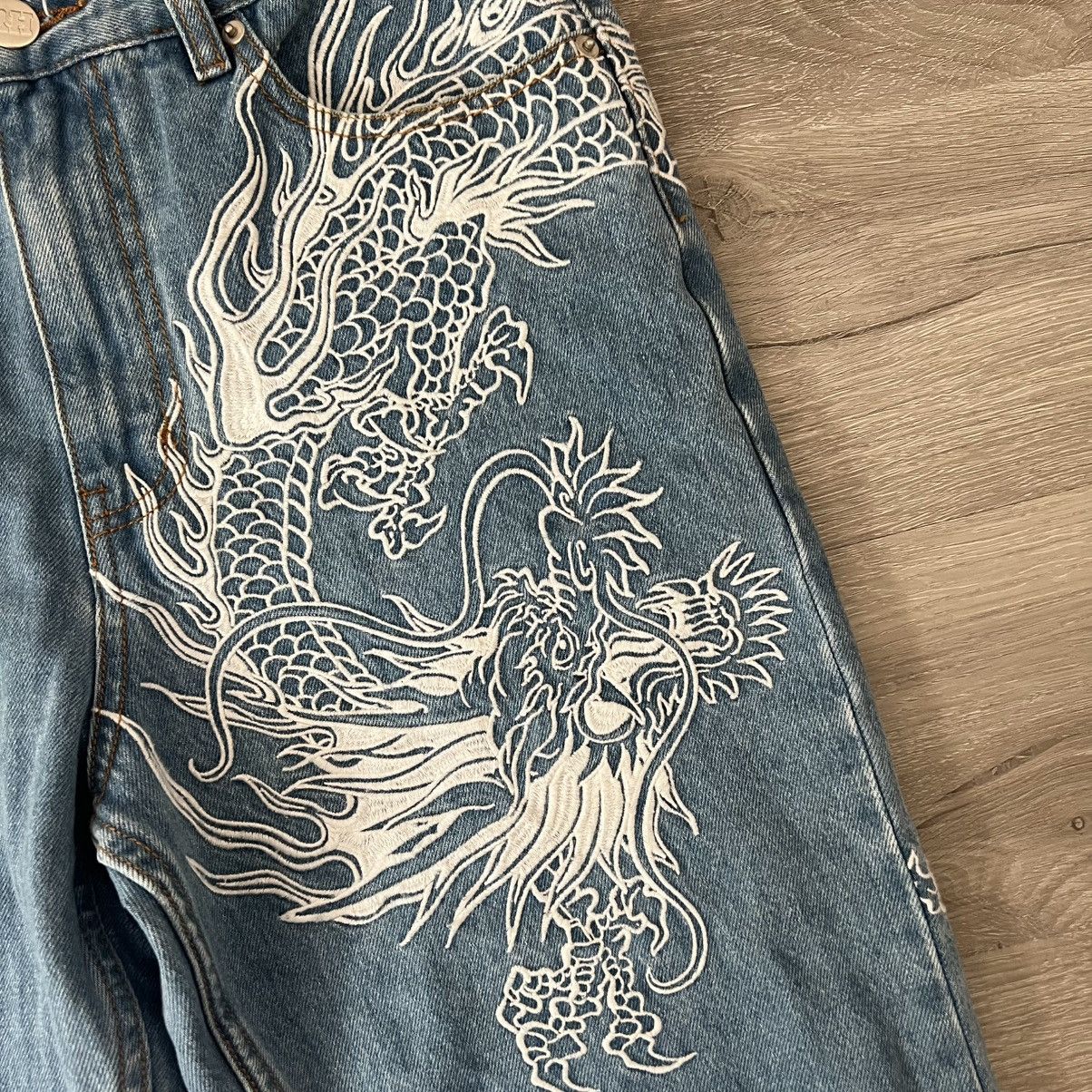 The GV Gallery GV Gallery Raspberry Hills Dragon Denim Jeans Size US 32 / EU 48 - 3 Thumbnail