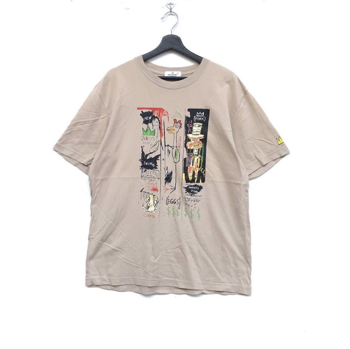 Jean-Michel Basquiat × Uniqlo Rare Jean Michel Basquiat Uniqlo JMB Pop Art Graphic T-shirt Size US XL / EU 56 / 4 - 1 Thumbnail