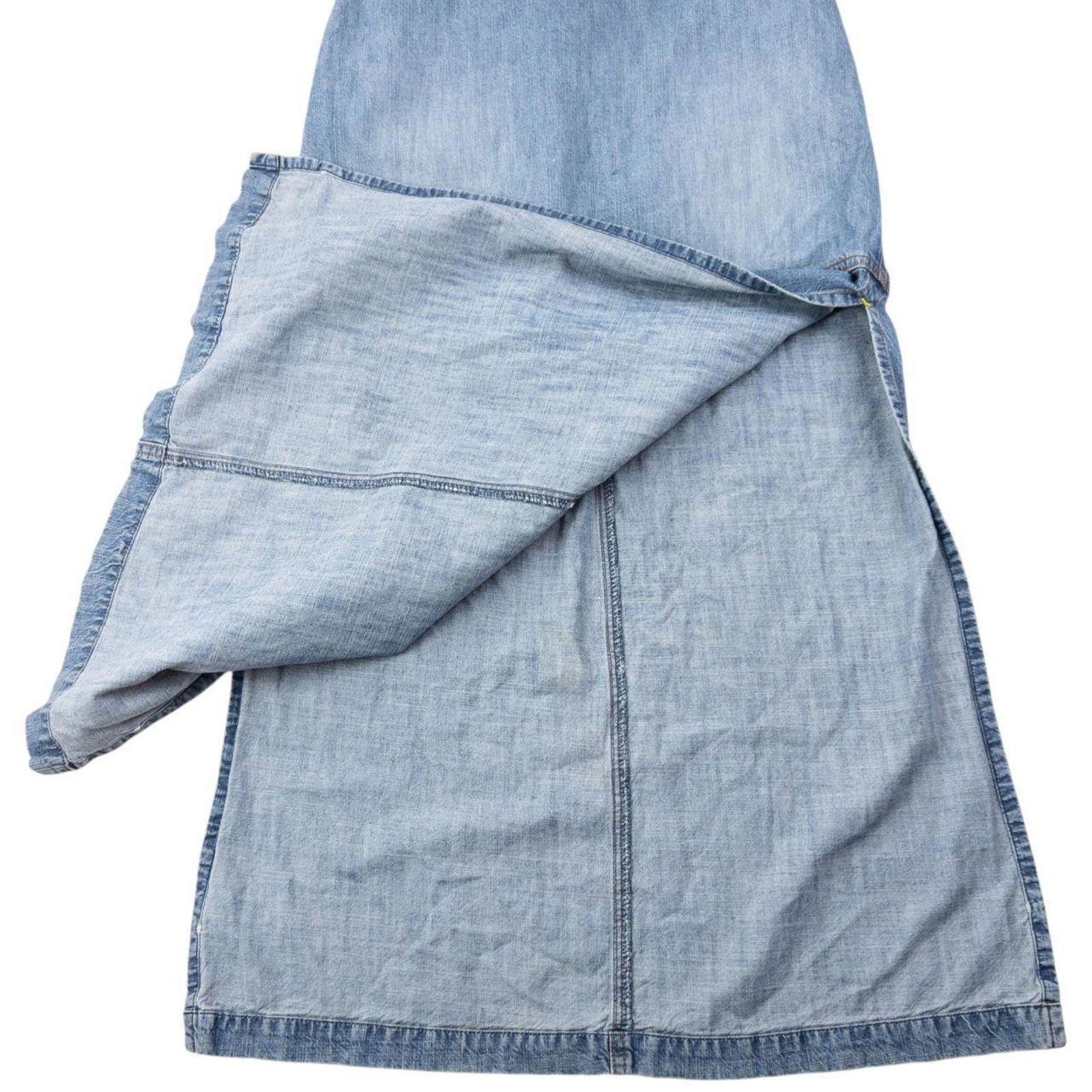 Other Vintage 2000s Armani Jeans Denim Maxi Skirt Womens Size M Size 32" / US 10 / IT 46 - 8 Thumbnail