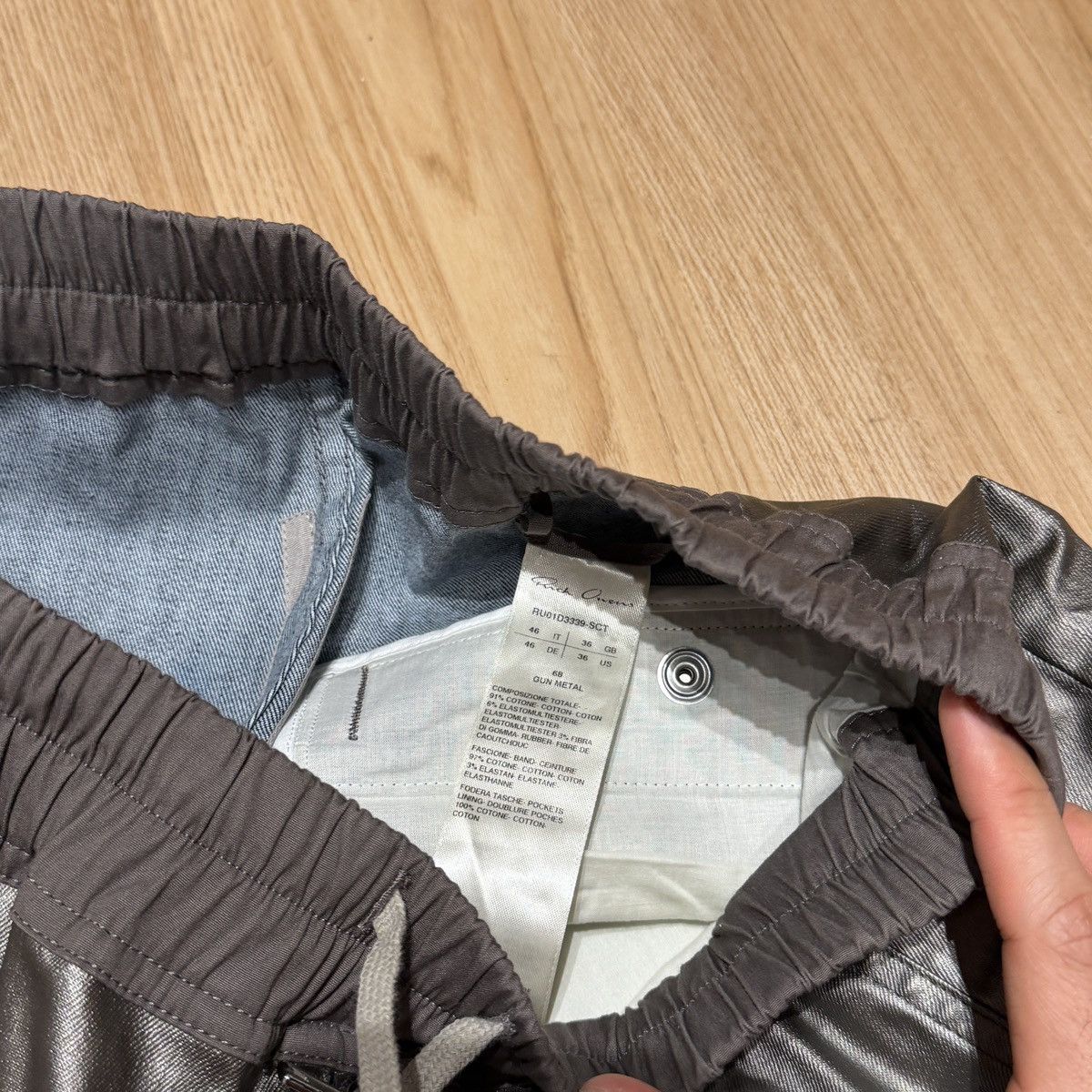 Rick Owens Rick Owens Bella Cargos Wax Grey Size US 30 / EU 46 - 4 Thumbnail