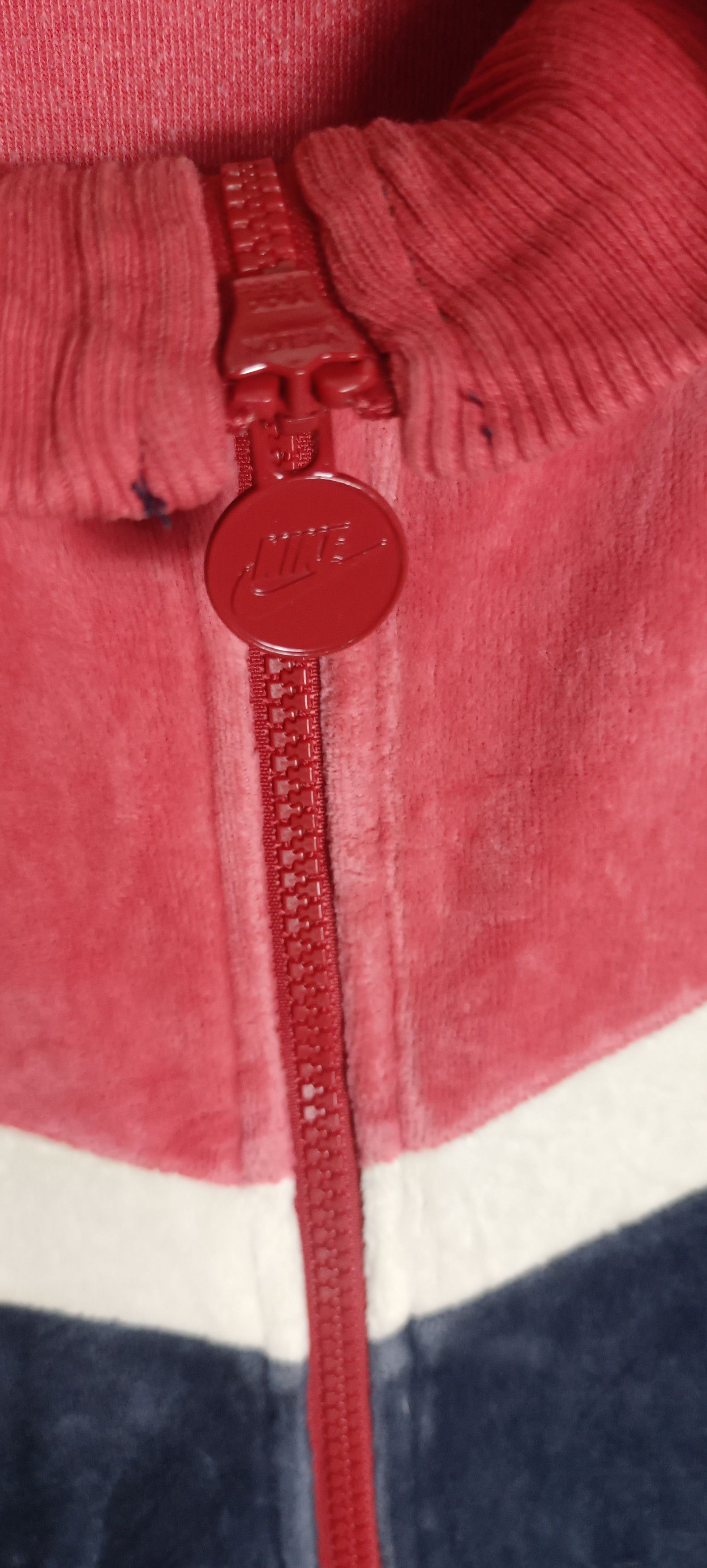 Nike 00's NIKE velour track jacket M with embroidered logo Size US M / EU 48-50 / 2 - 5 Thumbnail