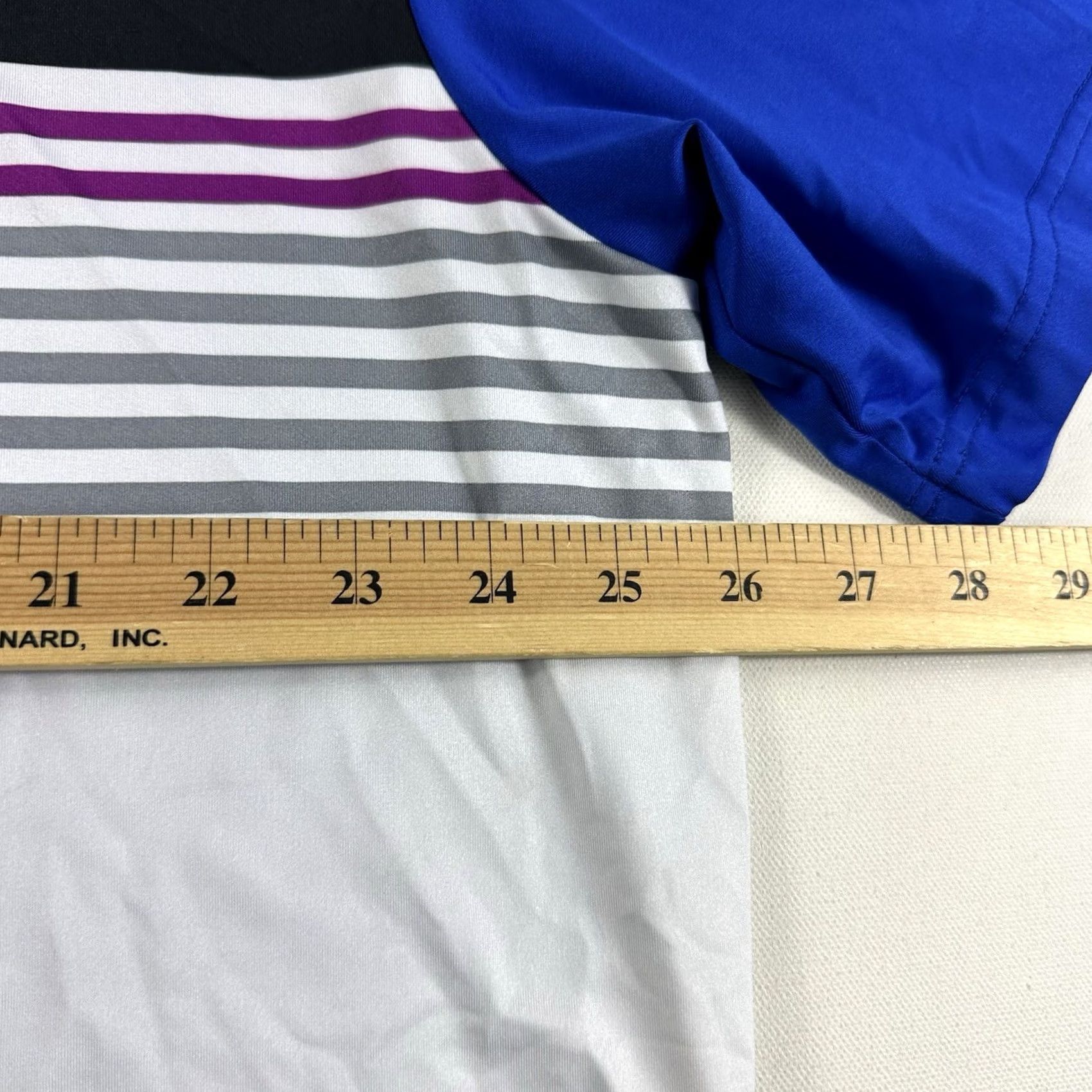 Callaway Callaway Polo Opti-Dri Swing Tech Golf Shirt Blue Striped Print Mens XL Size US XL / EU 56 / 4 - 7 Thumbnail
