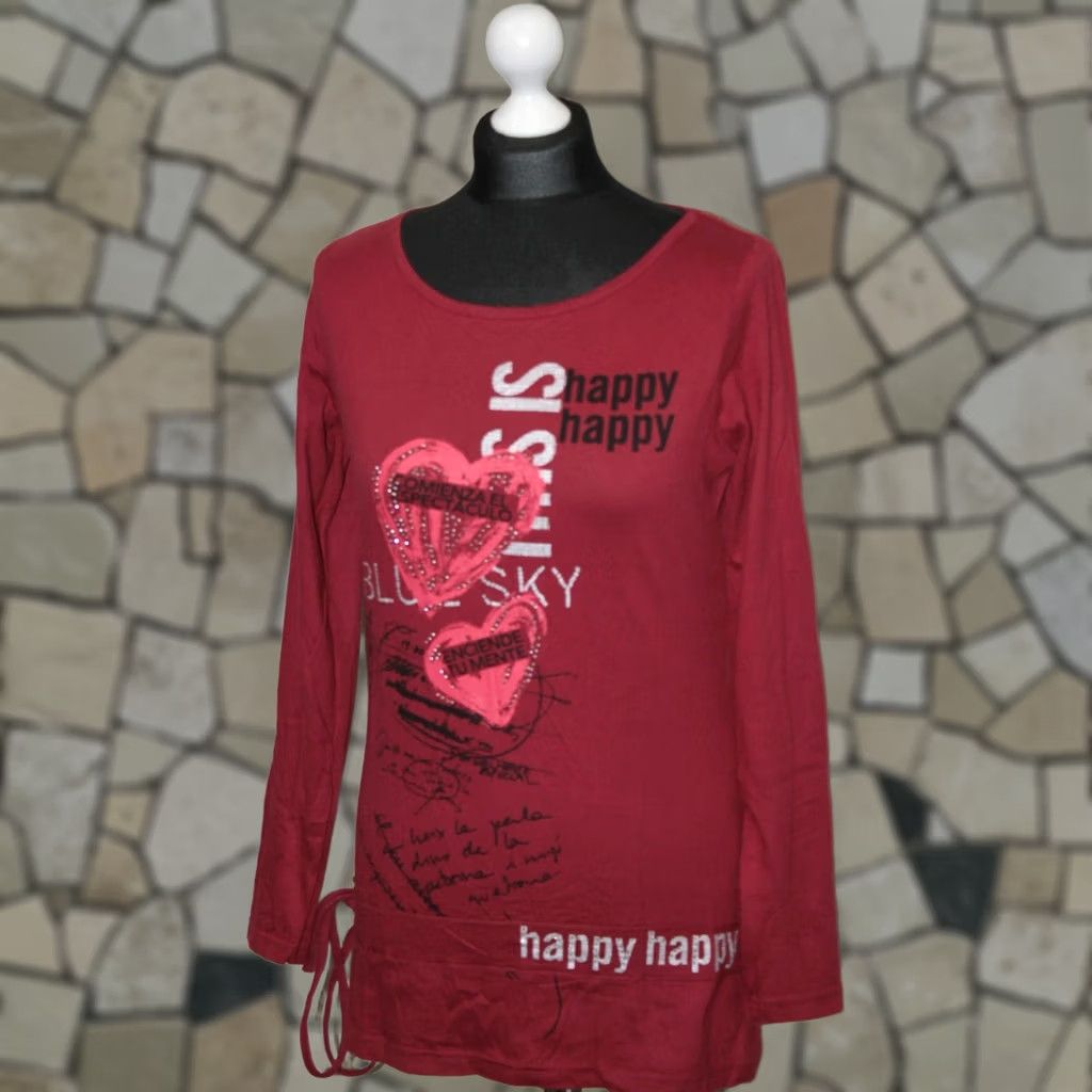 Desigual Desigual red jumper tunic womens L Size L / US 10 / IT 46 - 1 Thumbnail