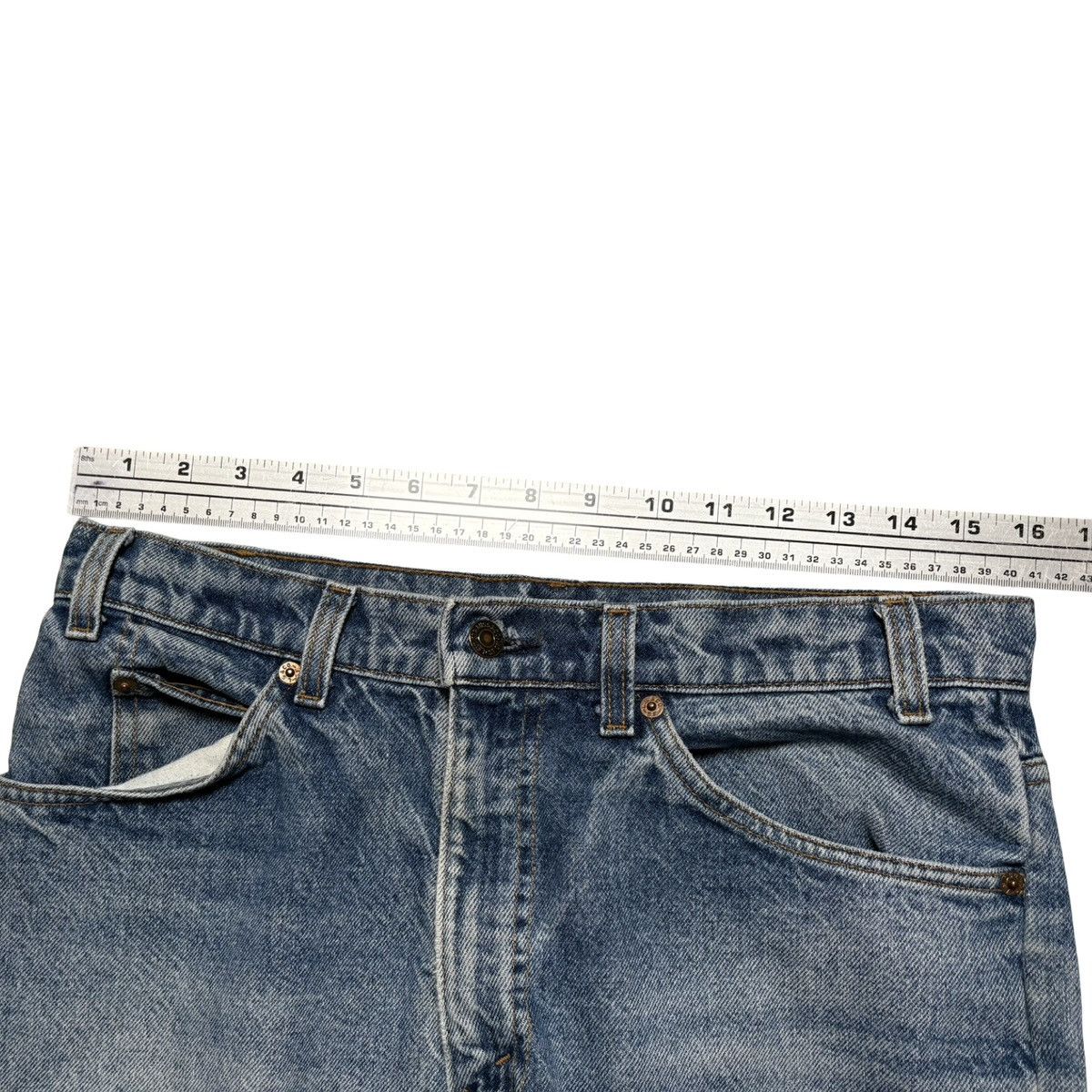 Levi's Vintage 80s Levi's Light Wash 509 0217 Orange Tab Jeans 33 Size US 33 - 7 Thumbnail