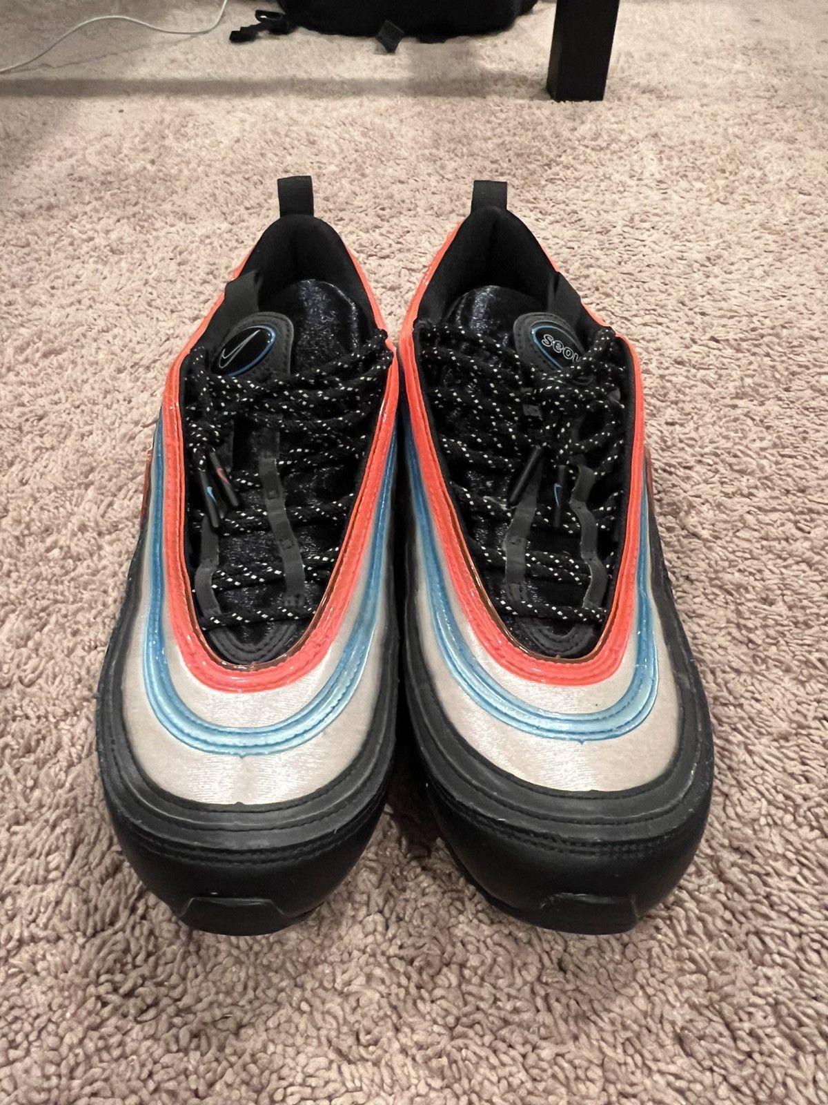 Nike Nike air max 97 “NEON SEOUL” Size US 11 / EU 44 - 4 Thumbnail