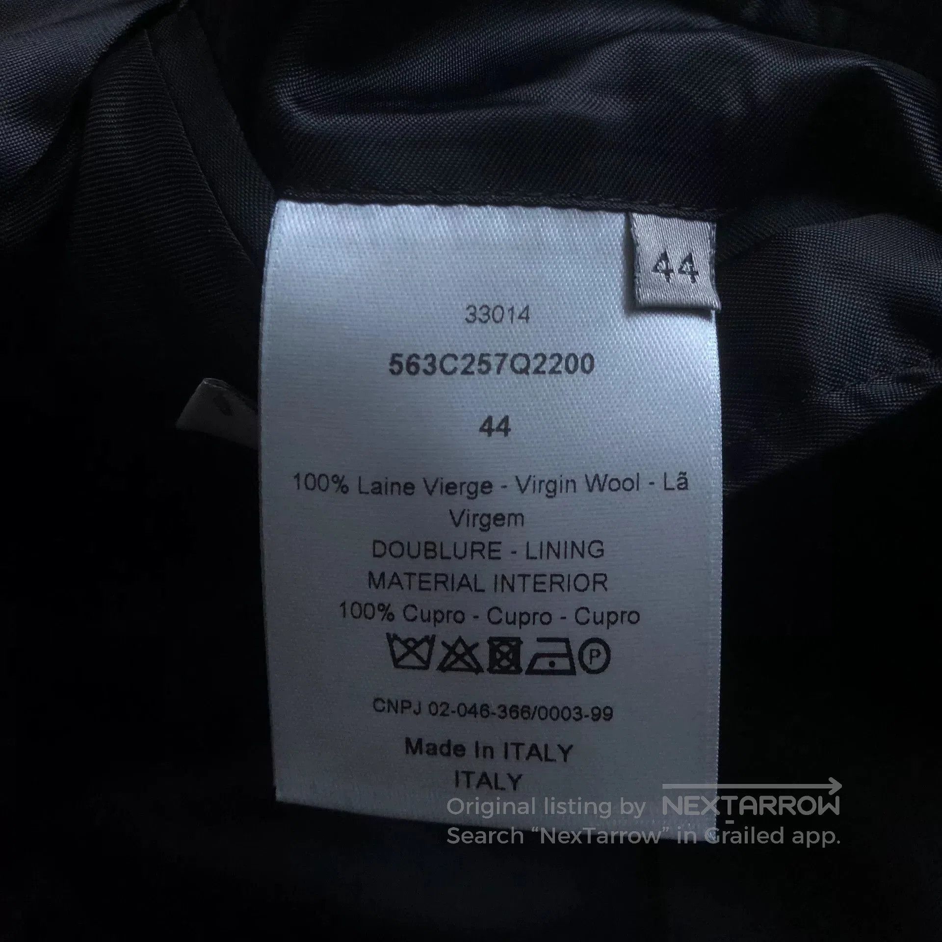 Dior Dior Homme 15ss Stitched Wool Suit. Size US S / EU 44-46 / 1 - 7 Thumbnail