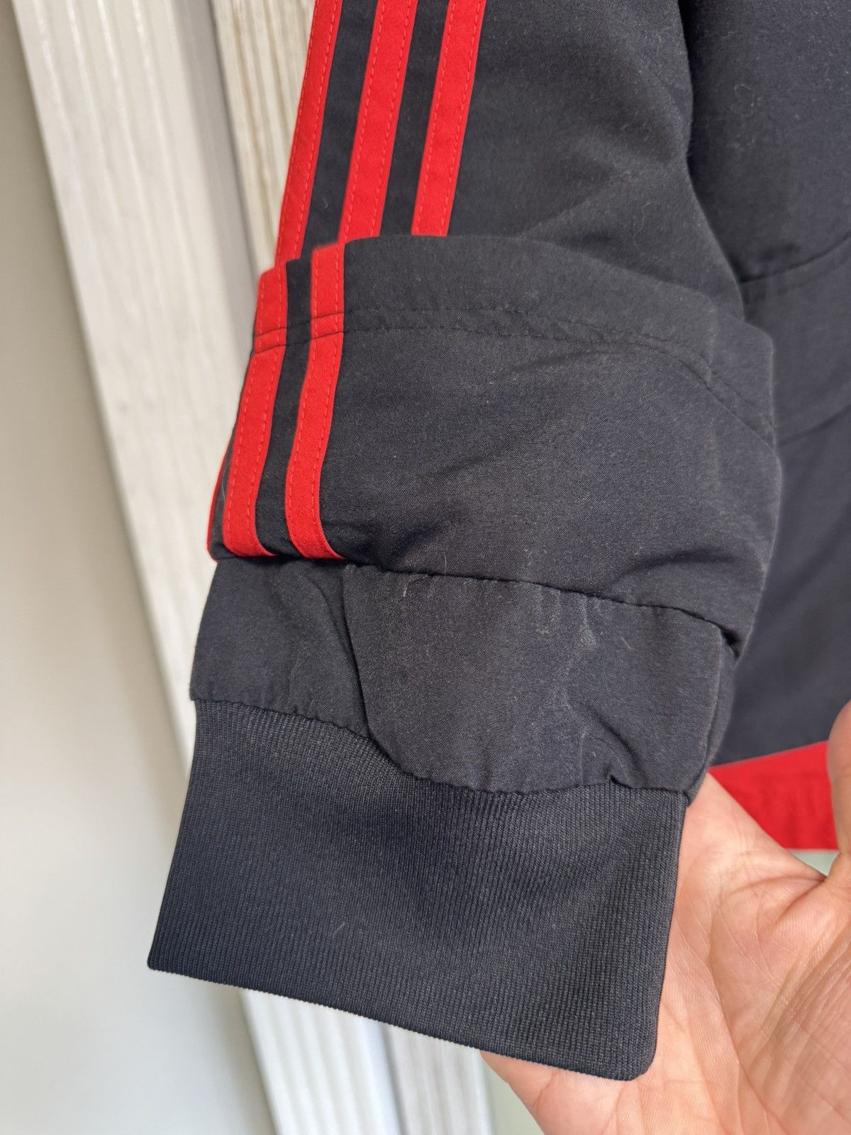 Adidas Vintage Milan 2007-2008 Soccer Track Jacket Tracksuit Top Size US L / EU 52-54 / 3 - 11 Thumbnail