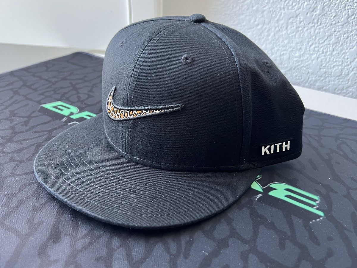 Kith × Nike FW17 - Kith x Nike Swoosh Snapback - Black/Leopard Size ONE SIZE - 2 Thumbnail