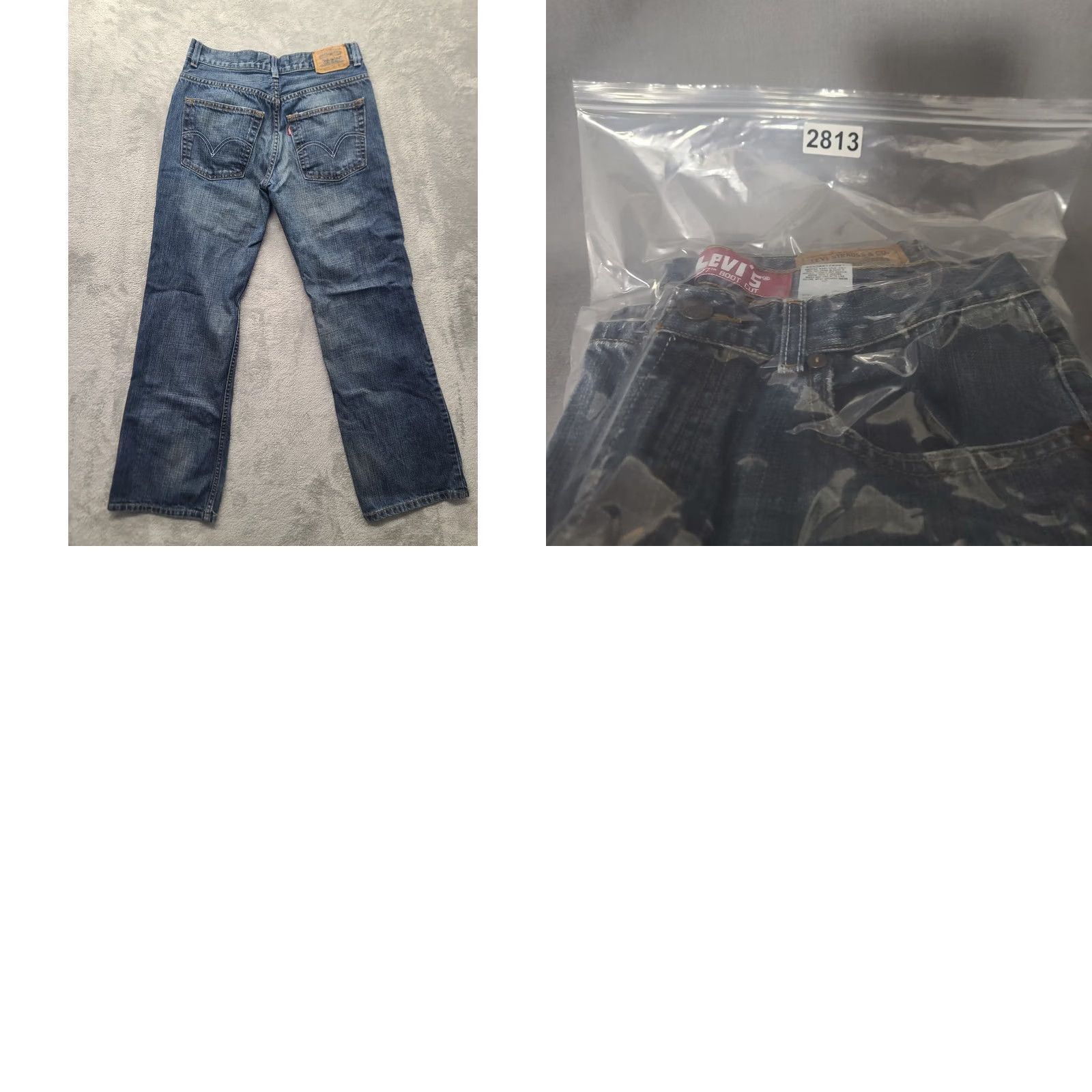 Levi's VINTAGE Levi's 527 Jeans Womens 18x29 Regular Fit Bootcut Distressed 90s Western Cowgirl Blue Jeans Women Regular Size 18 Mens? Size 40" / US 18 - 9 Thumbnail
